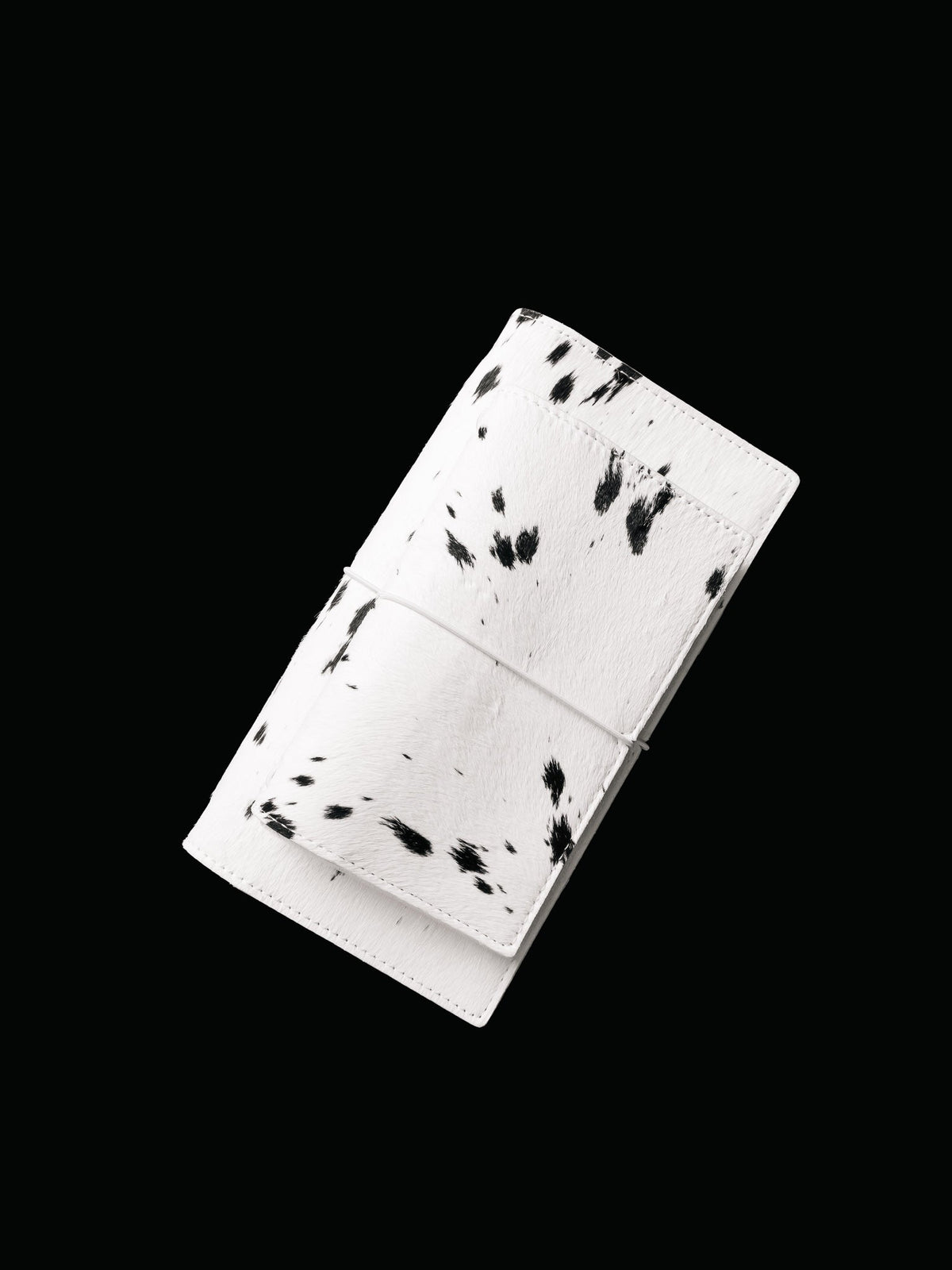 Dalmatian Travel Notebook Covers showing both sizes stacked | Cloth & Paper