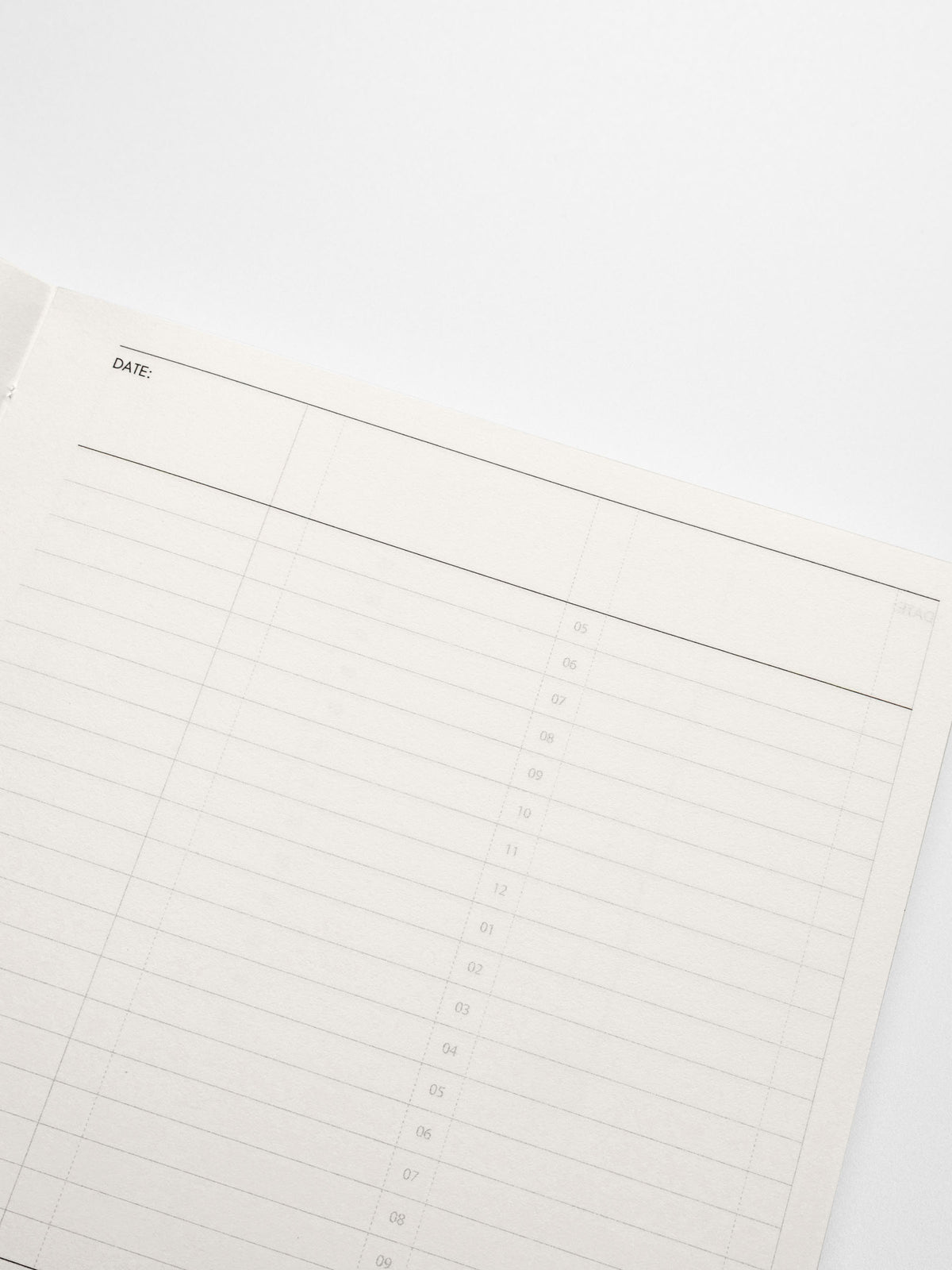 A5 notebook displayed on a neutral background.