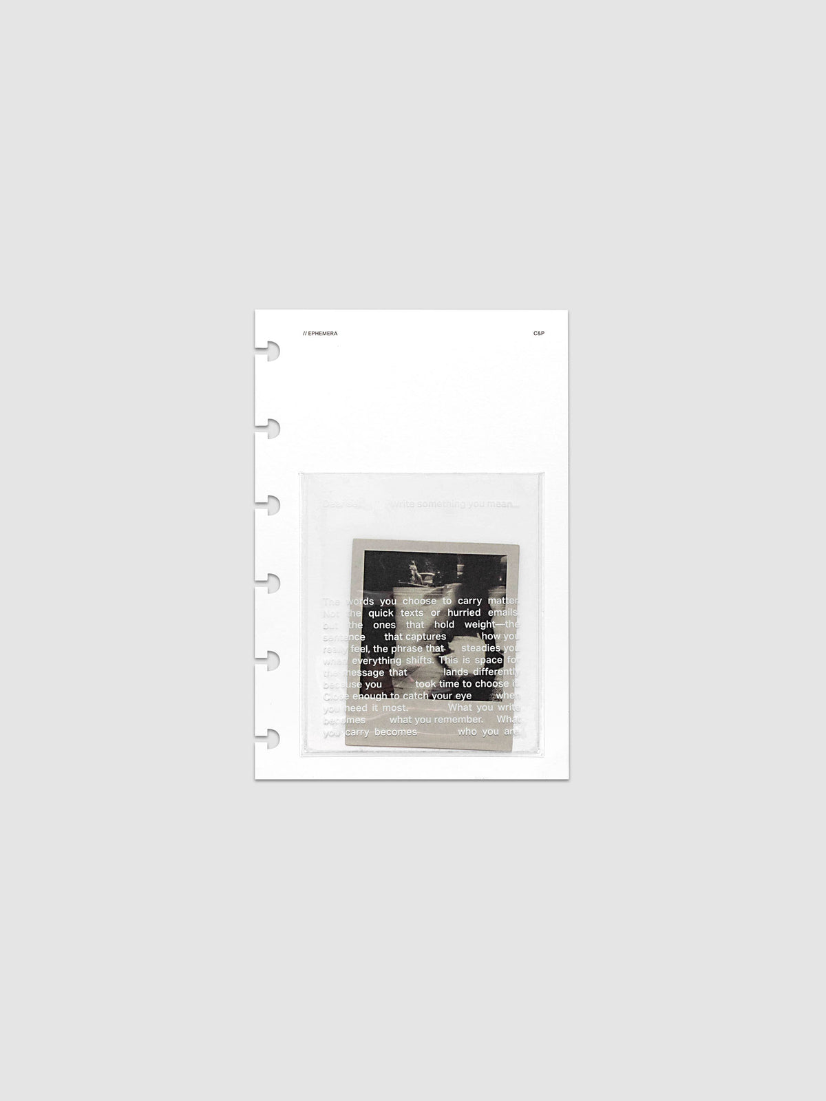 Ephemera Planner Dashboard