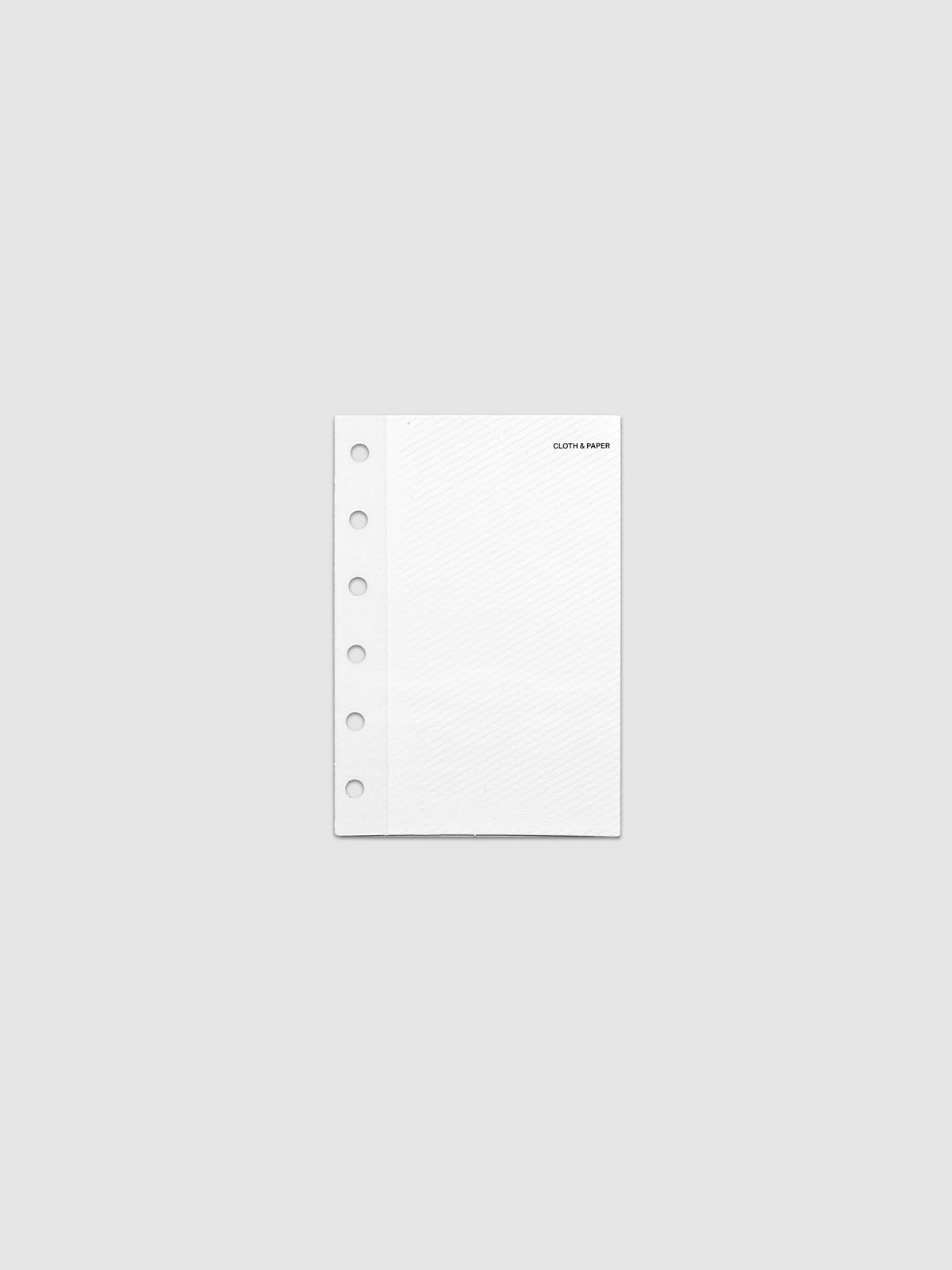 Folded Collage Planner Dashboard, Pocket 6-Ring Punch, front view of the closed dashboard alone