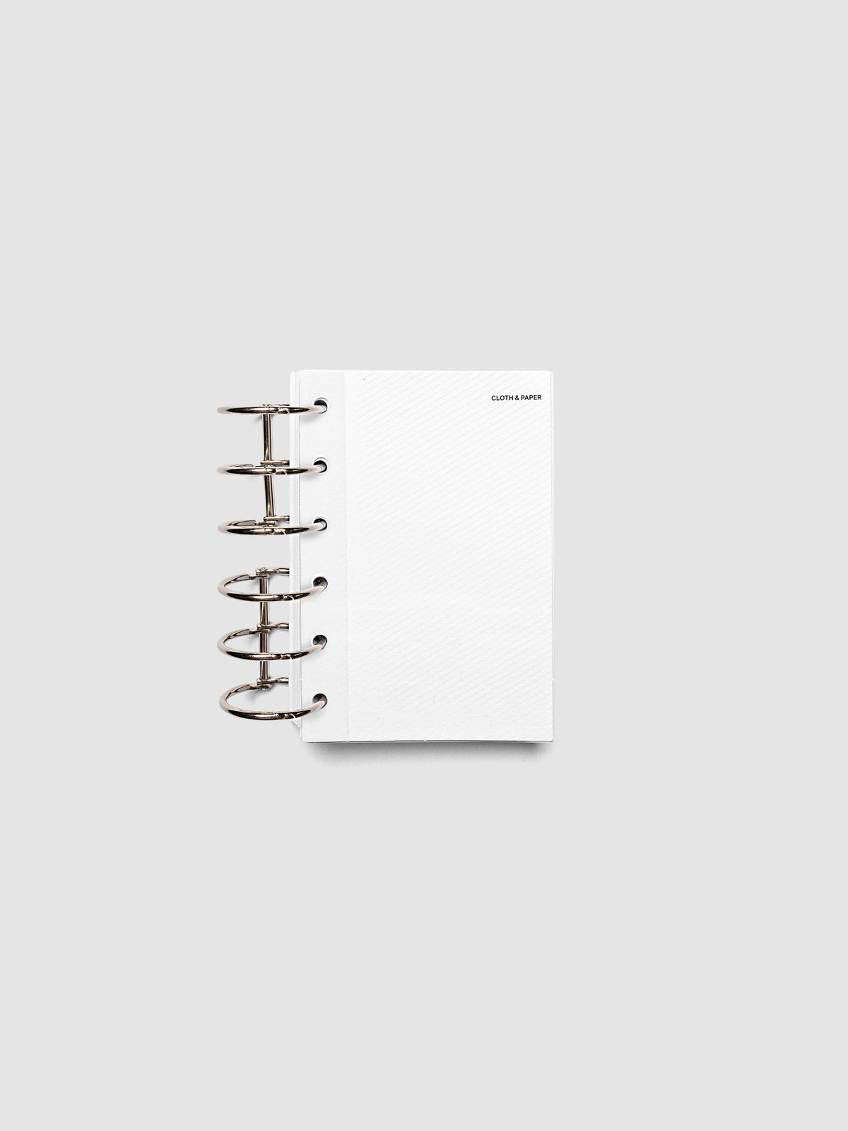 Folded Collage Planner Dashboard, Pocket 6-Ring Punch, dashboard shown inserted in a planner