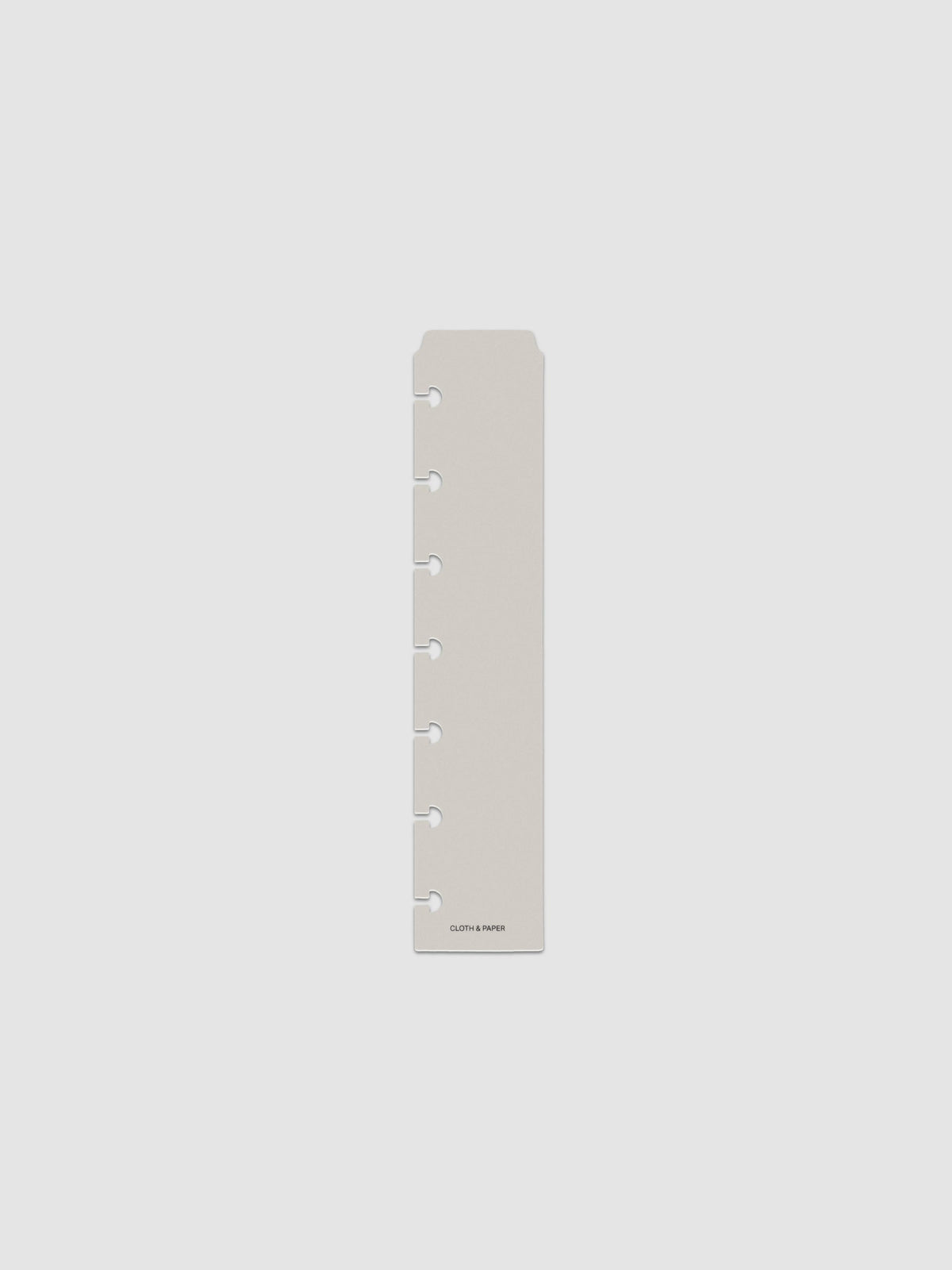 One narrow page marker in grey, shown in size HP Mini.