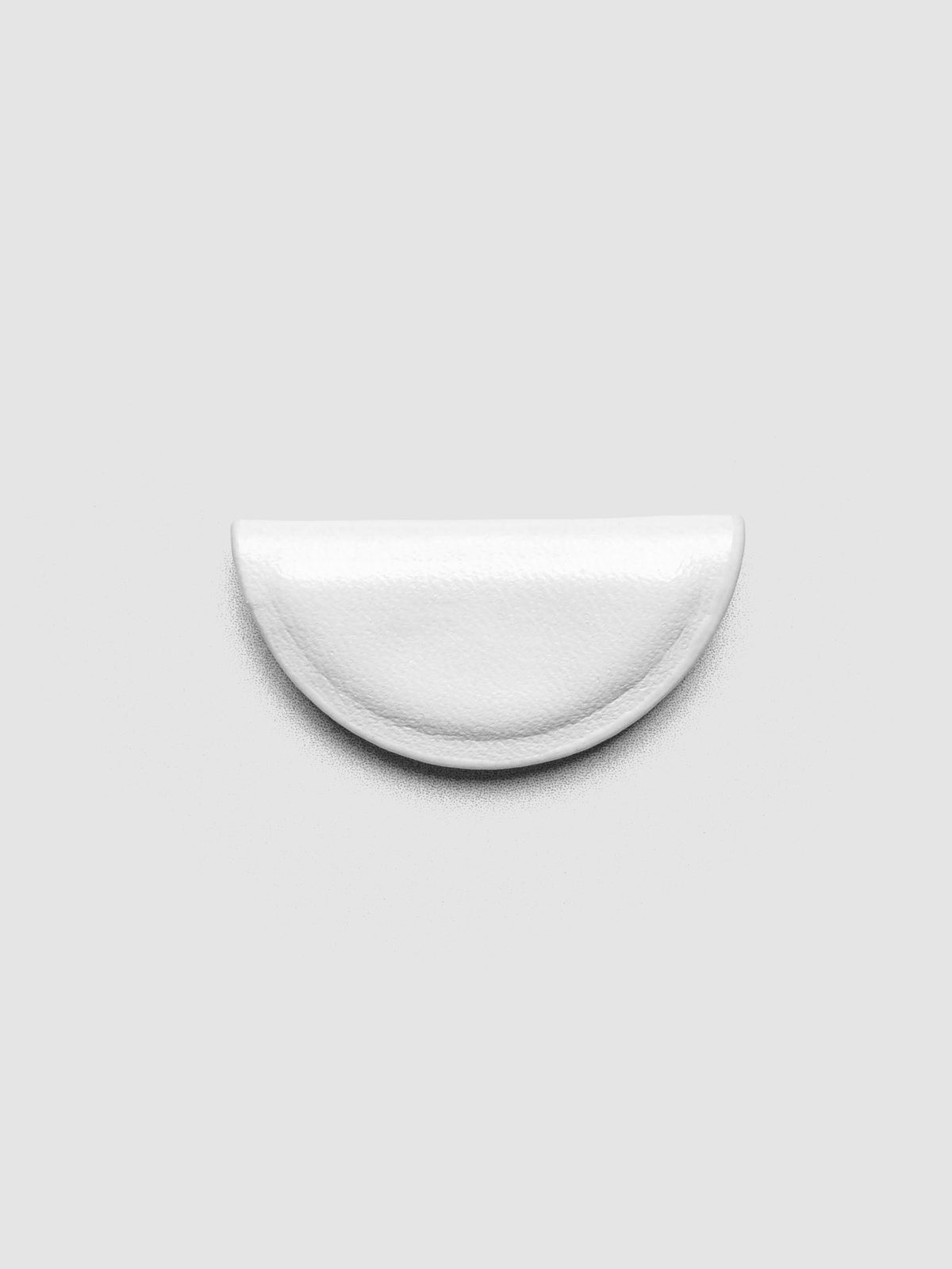 Aspen (white) mini magnetic bookmark folded in half
