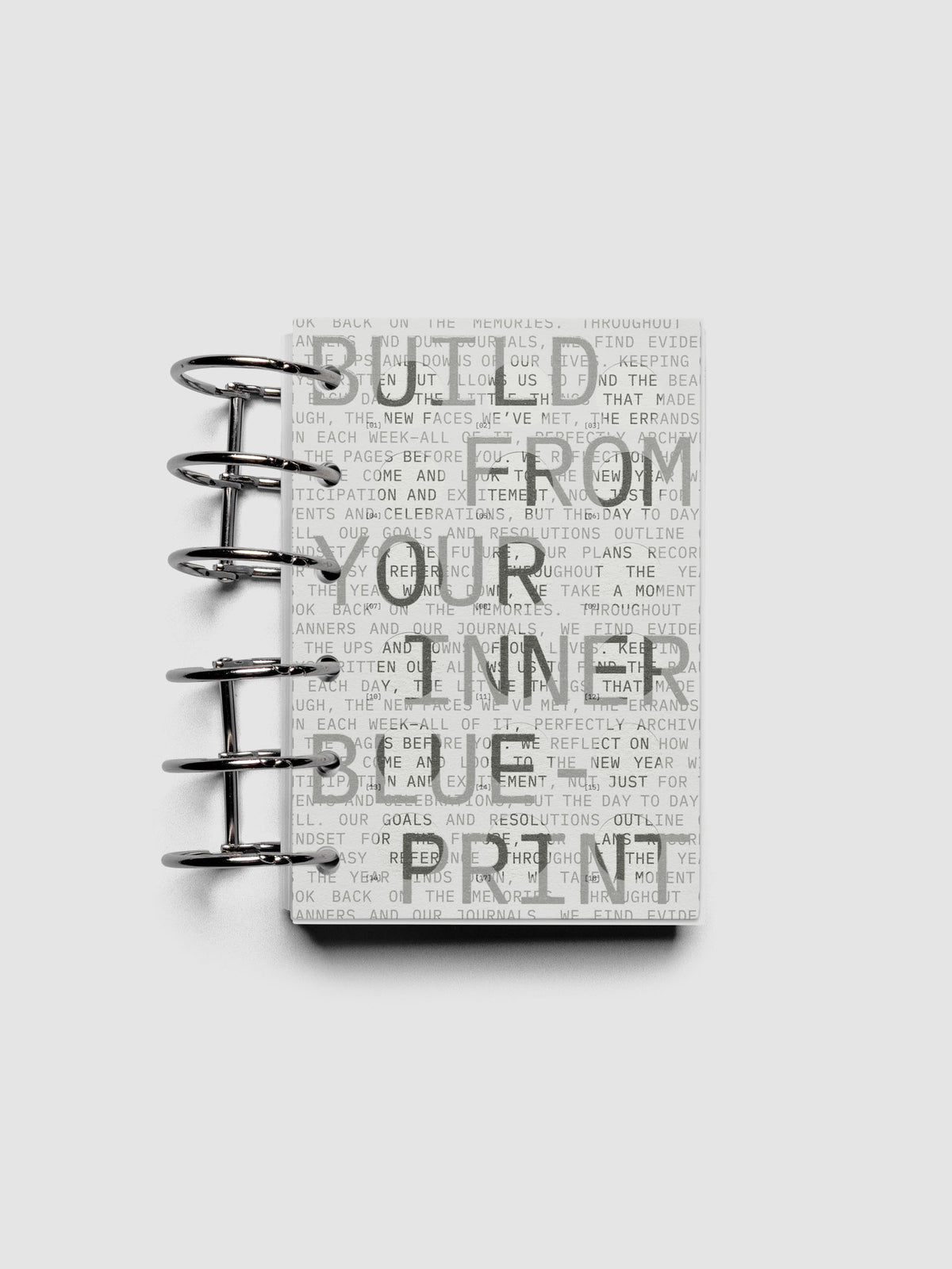 Inner Blueprint Dashboard Duo shown ring bound in size Pocket.
