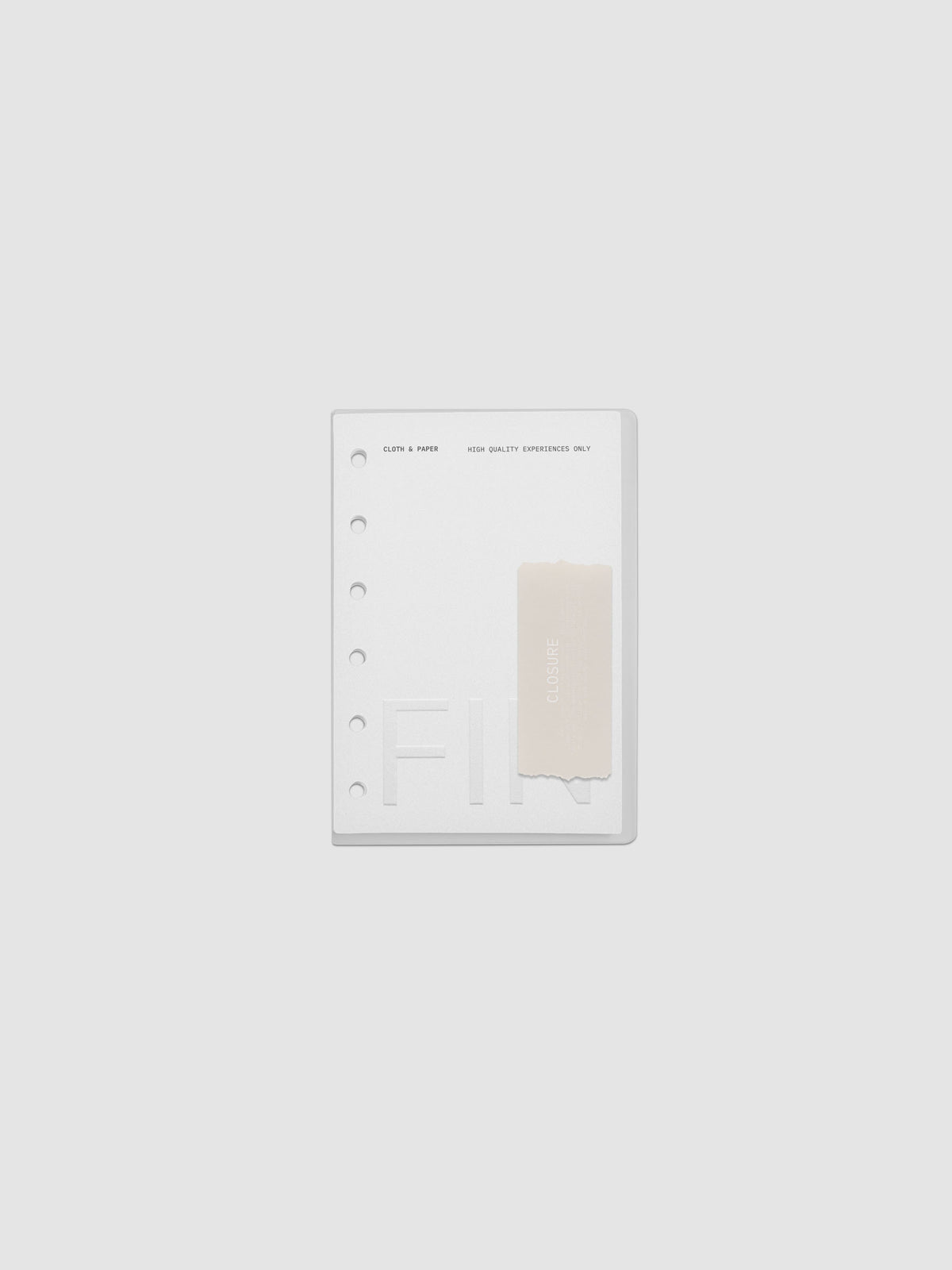 Closure Planner Dashboard + Cover Set in size Pocket.