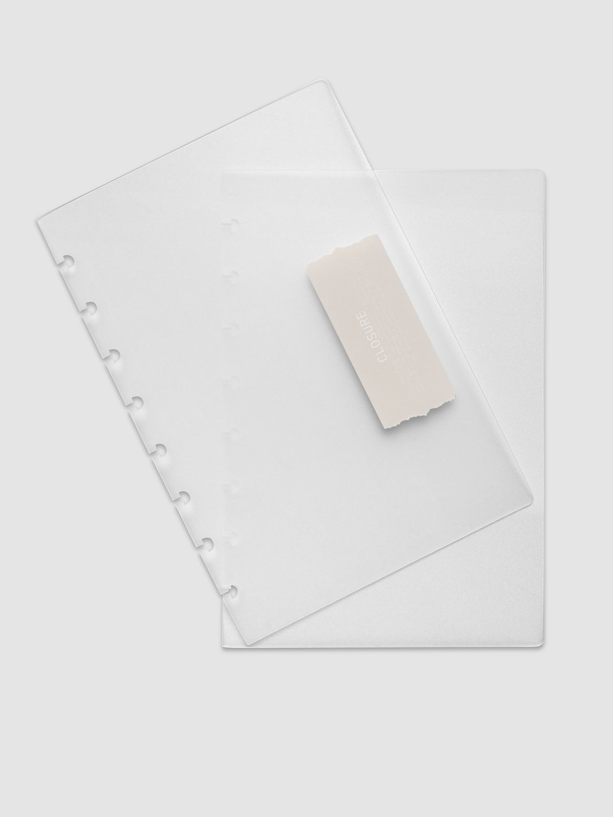 Closure Planner Dashboard + Cover Set in size Half Letter showing front and back cover only.