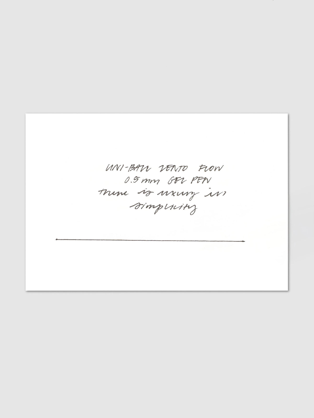 Handwritten writing sample using the Uni-Ball Zento Flow Ballpoint Pen | Retreat Edition in the color Anthurium Pink with a 0.5 mm nib.