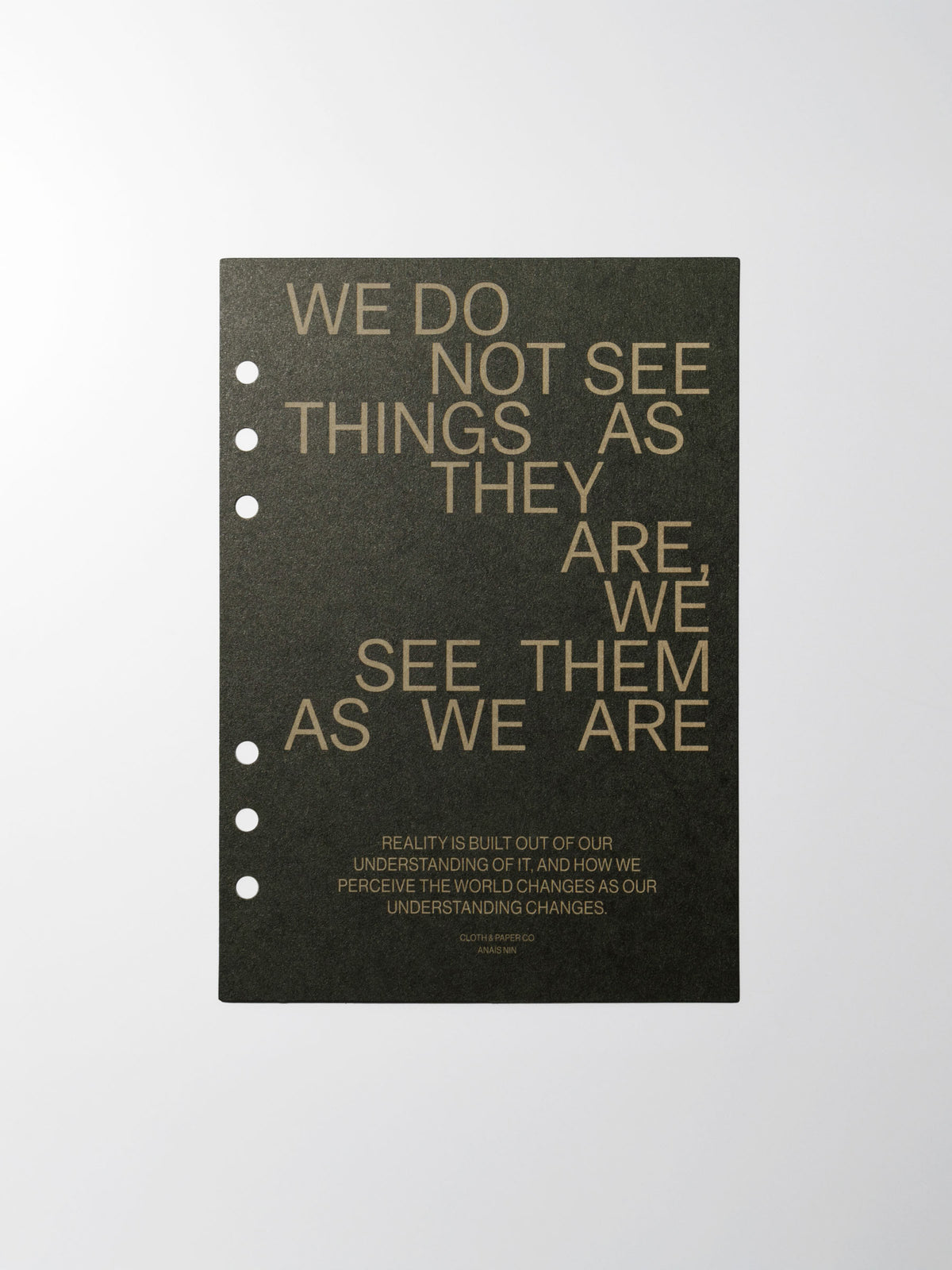 As We Are Cover + Dashboard Set in size A5 with layers showing the dashboard only.