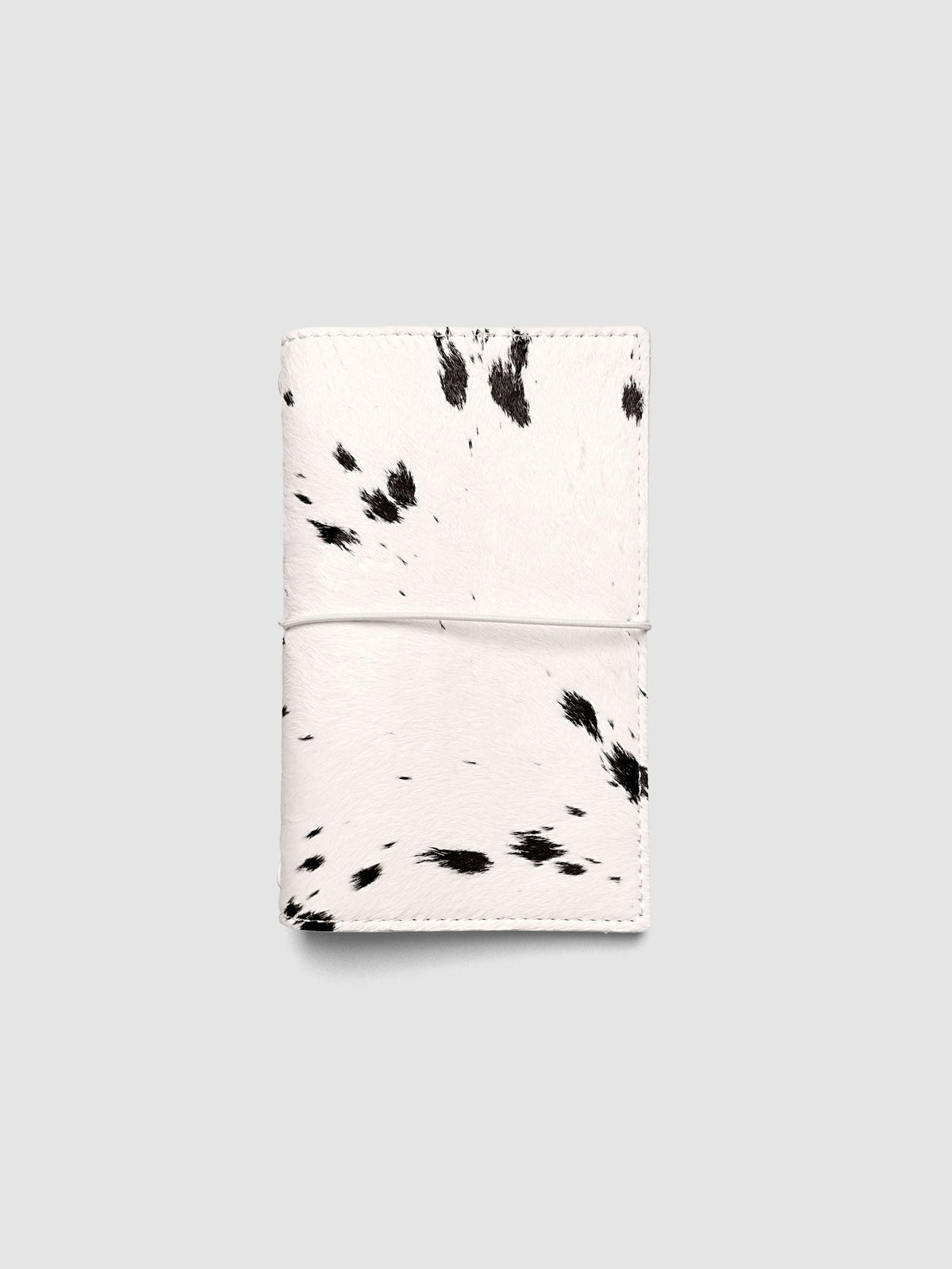 Dalmatian Pocket Plus Travel Notebook Cover shown closed | Cloth & Paper