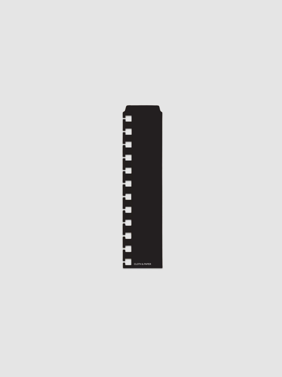 Narrow Page Marker Set in Punched Holes, Blurred Line and Avant Garde, CP Petite Spiral