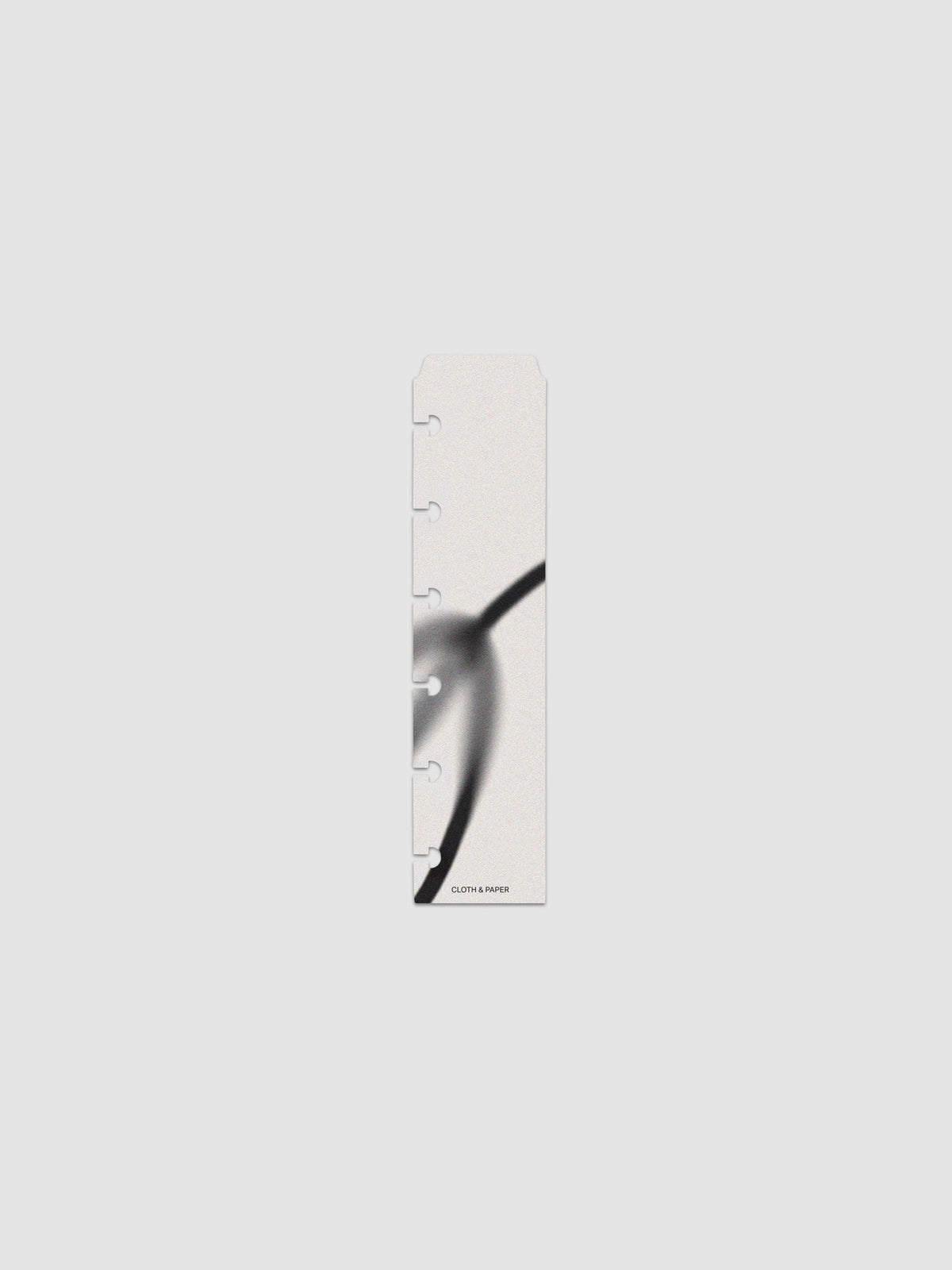 Narrow Page Marker Set in Punched Holes, Blurred Line and Avant Garde, CP Petite 6-Disc Punch