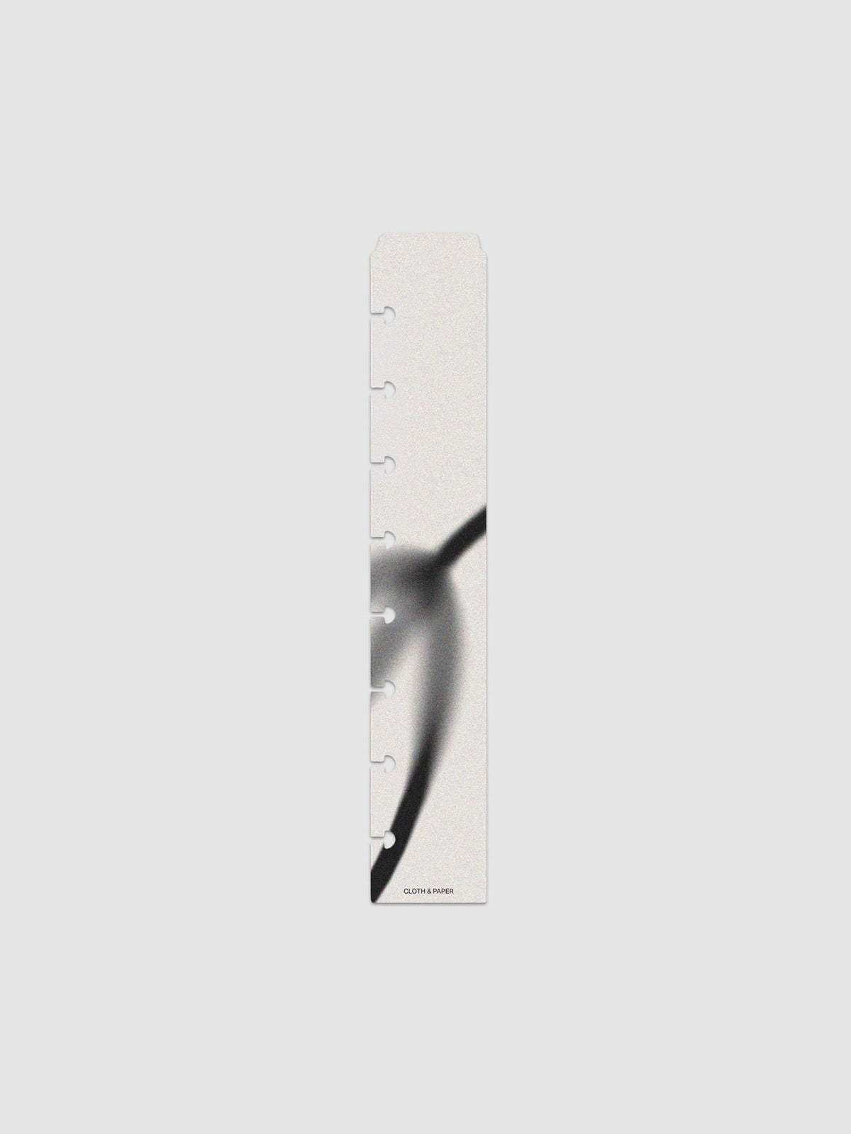 Narrow Page Marker Set in Punched Holes, Blurred Line and Avant Garde, Half Letter 8-Disc Punch