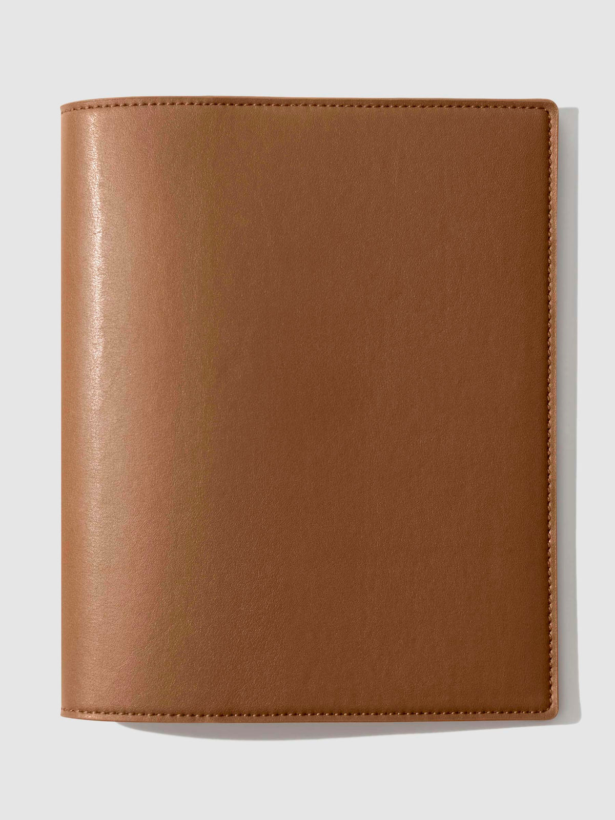 Folio displayed on a neutral background. Color shown is clay brown.
