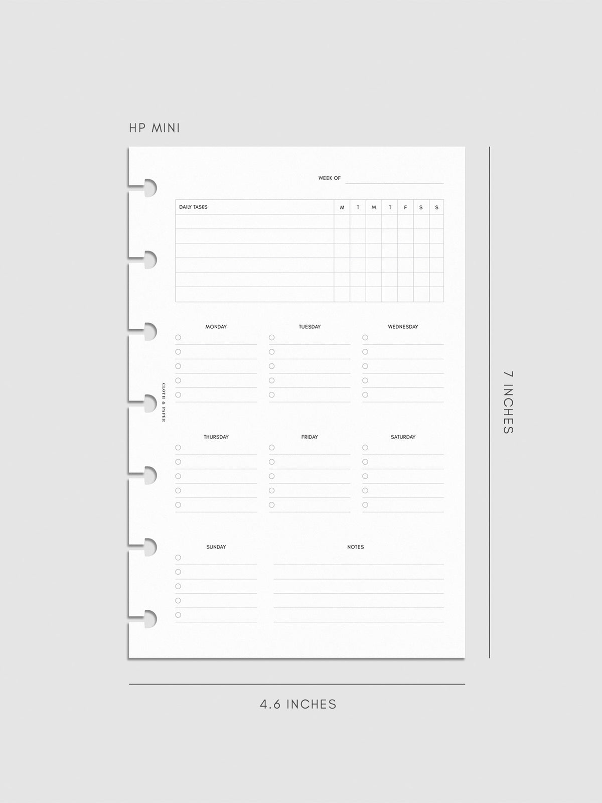 Digital mockup of insert in HP Mini.