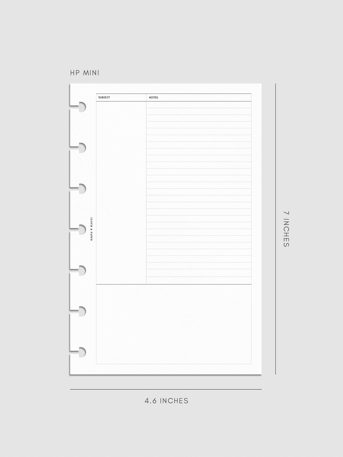 Digital mockup of insert in HP Mini.