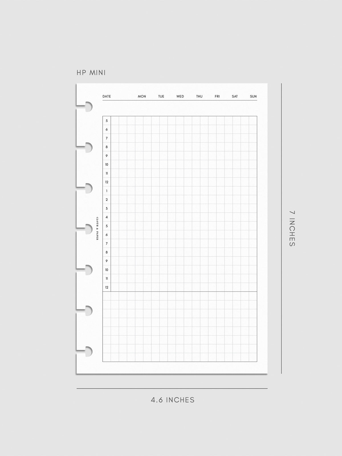 Digital mockup of insert in HP Mini.