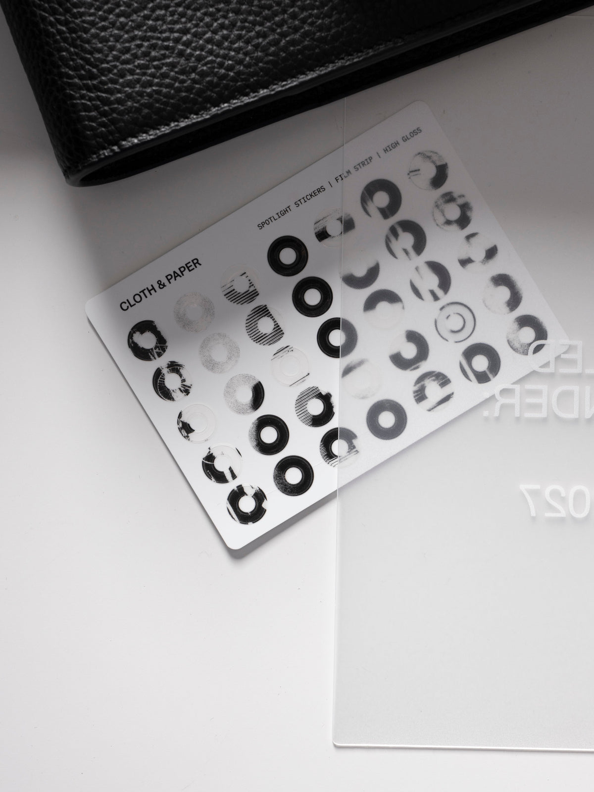 One sheet of Spotlight Stickers | High Gloss | Film Strip