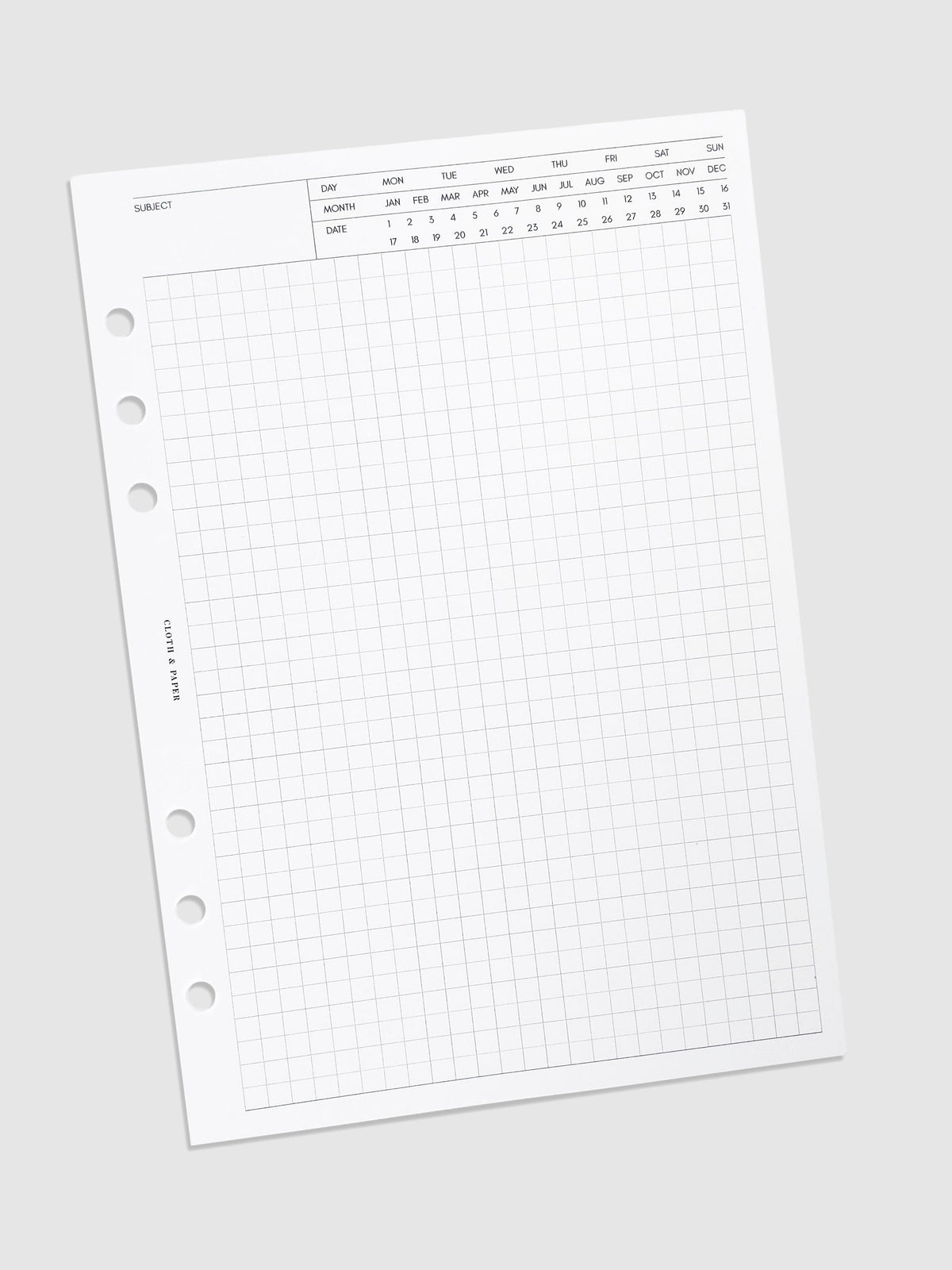 Executive Note Inserts | Graph Paper | 2nd Edition | Cloth and Paper
