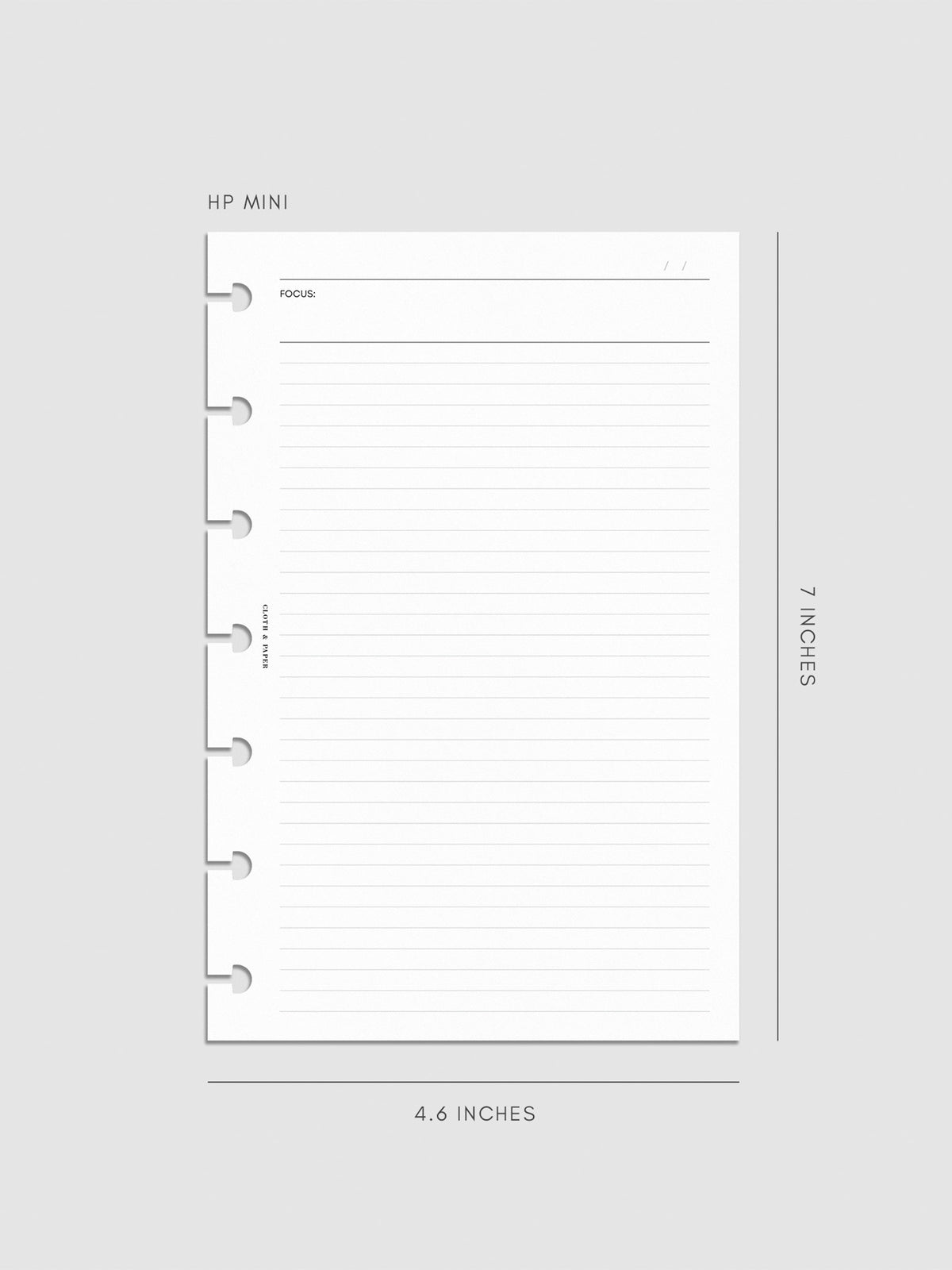Digital mockup of insert sized HP Mini.