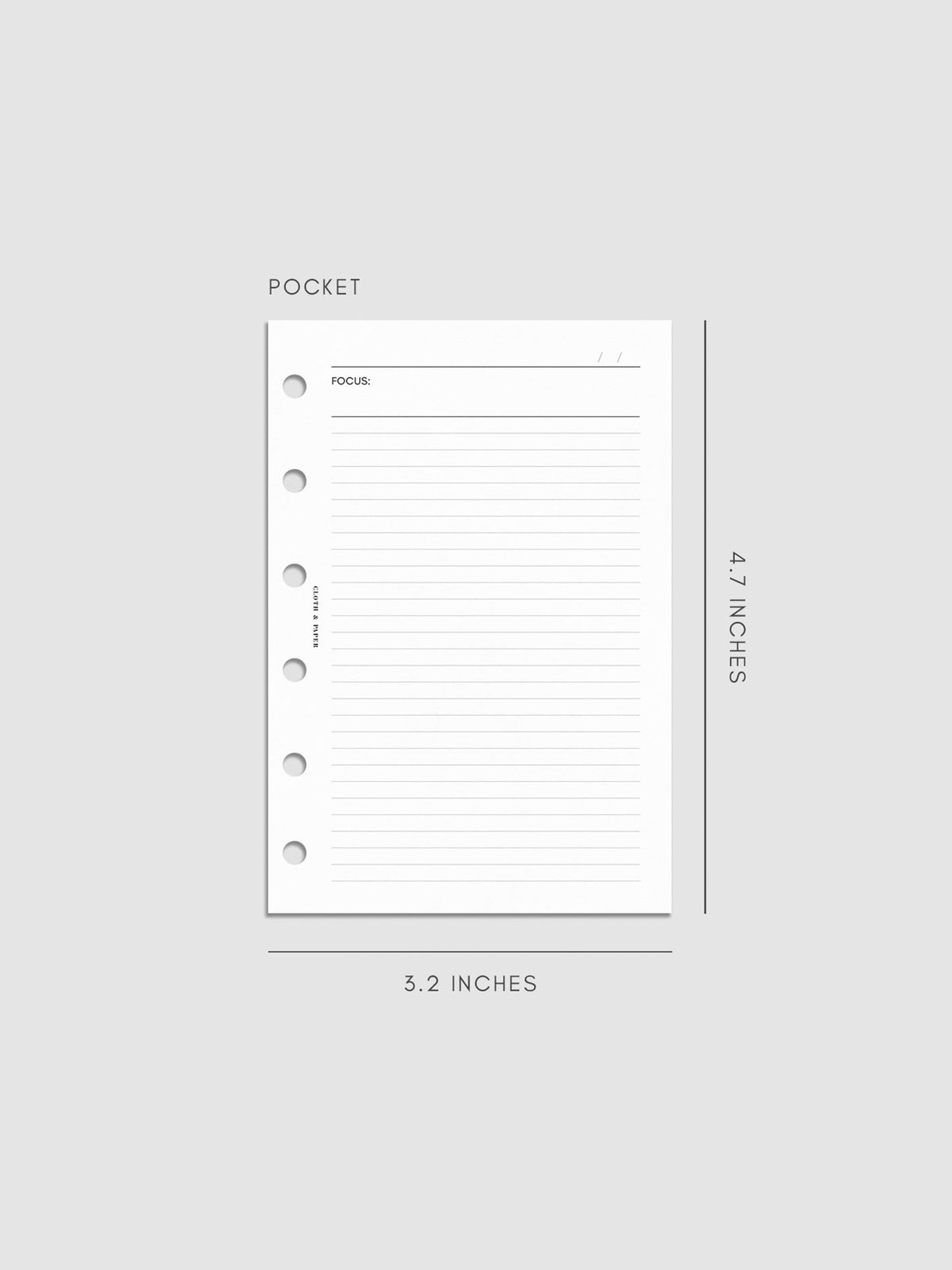 Digital mockup of insert sized Pocket.