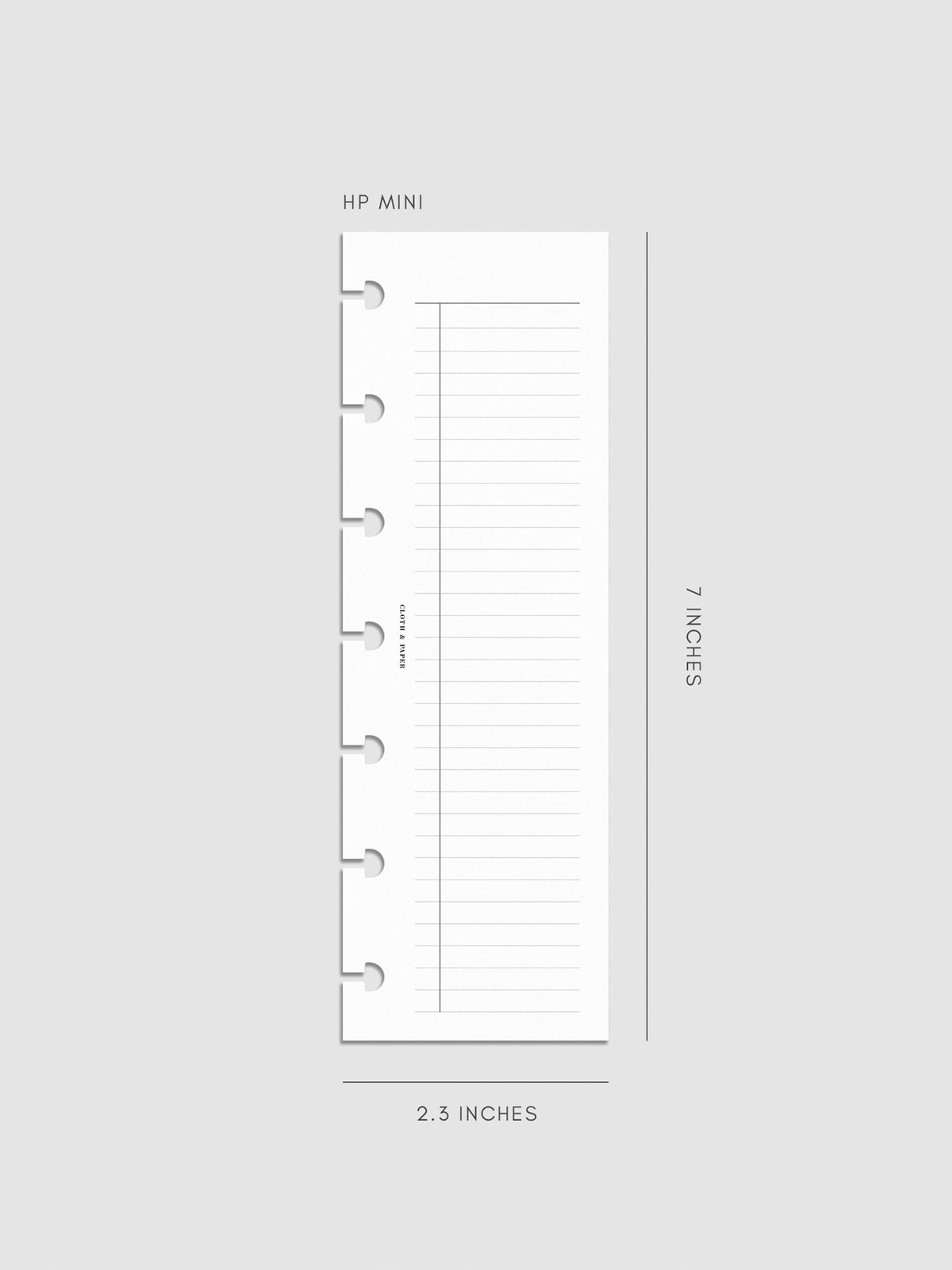 Digital mockup of insert in HP Mini sizing.