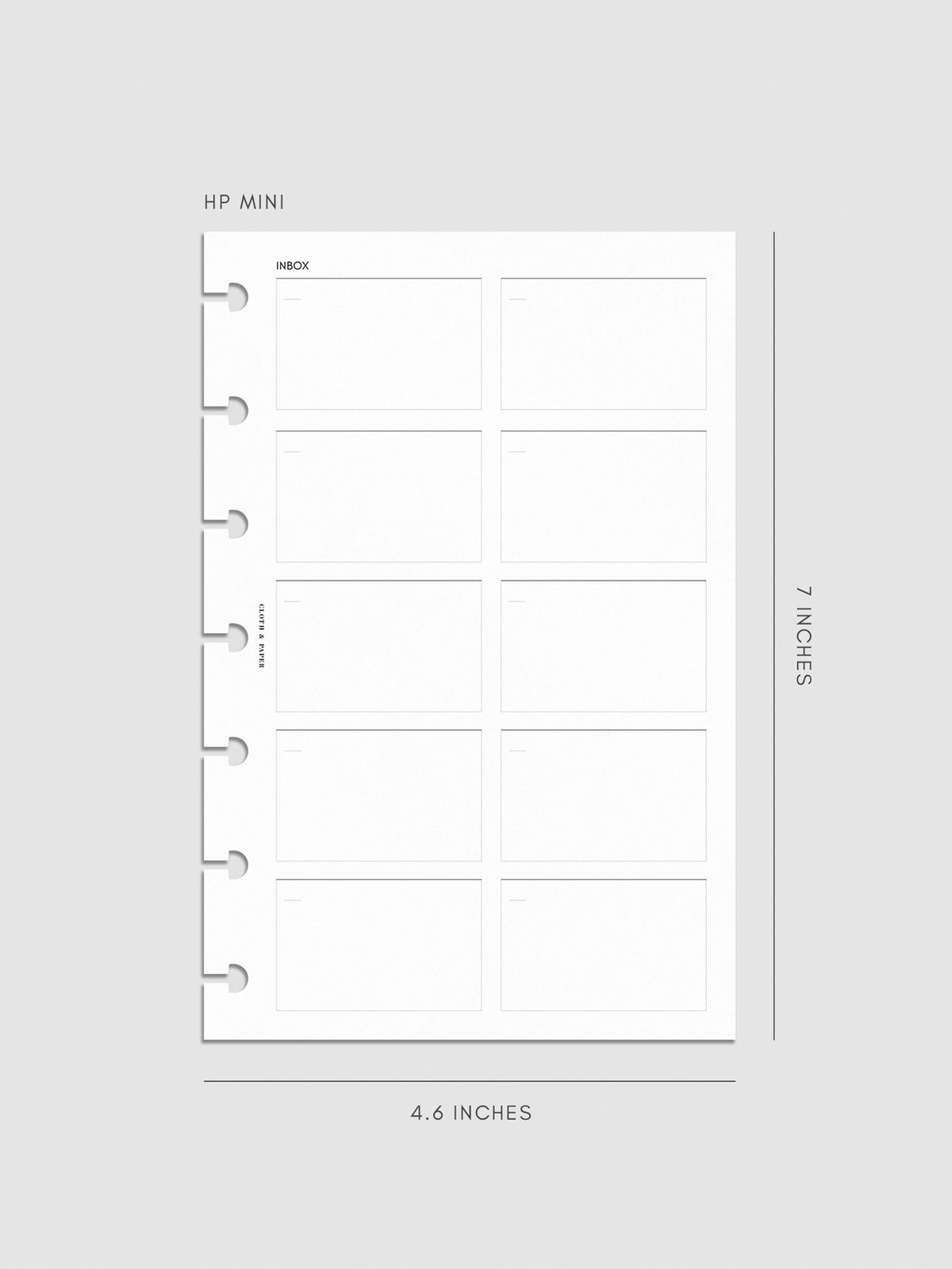 Digital mockup of insert in HP Mini.