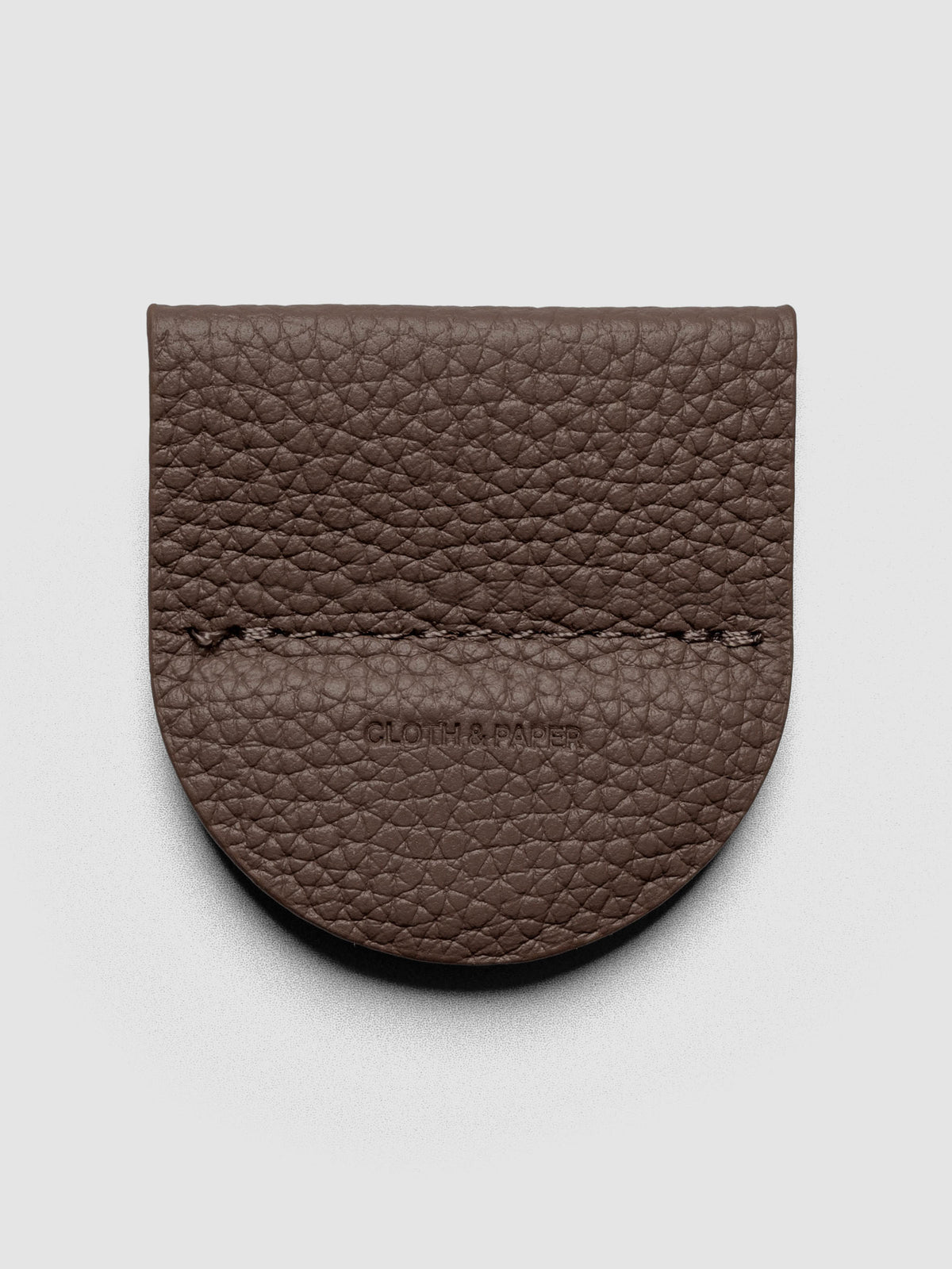 Magnetic Bookmark | Pen Holder in Espresso, a dark brown, displayed on a neutral background.
