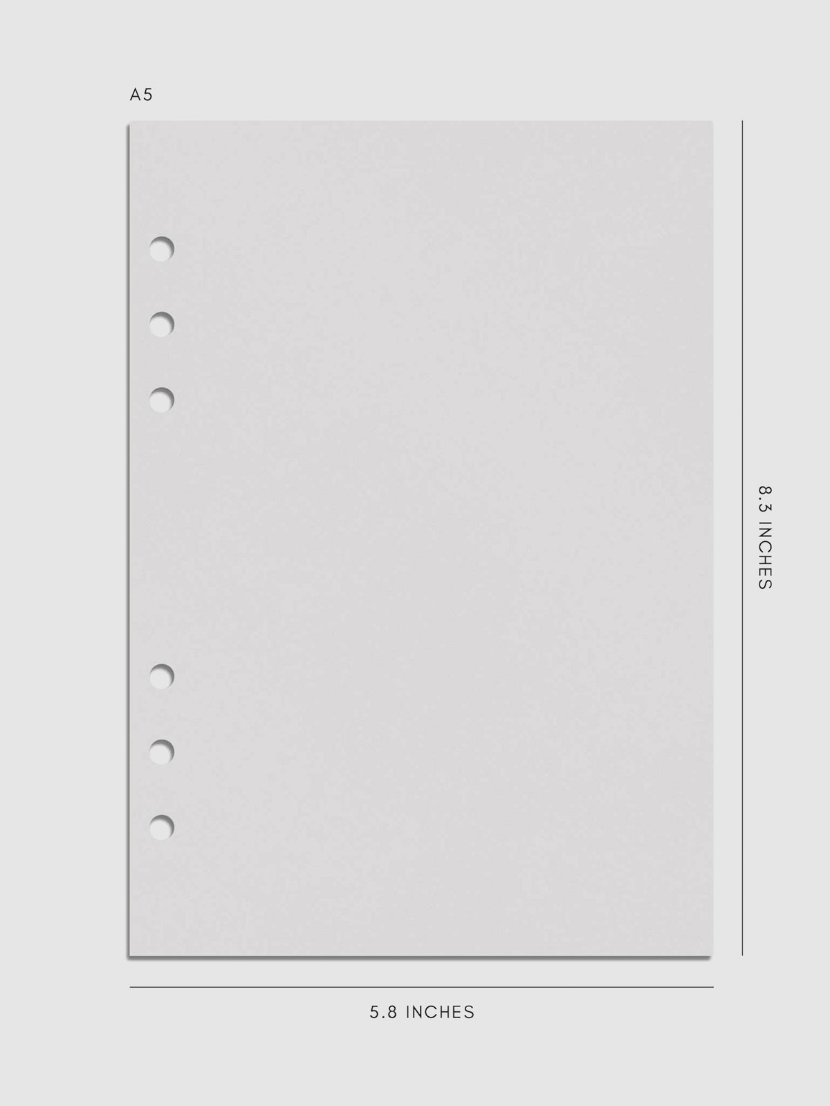 Digital mockup of insert in A5.