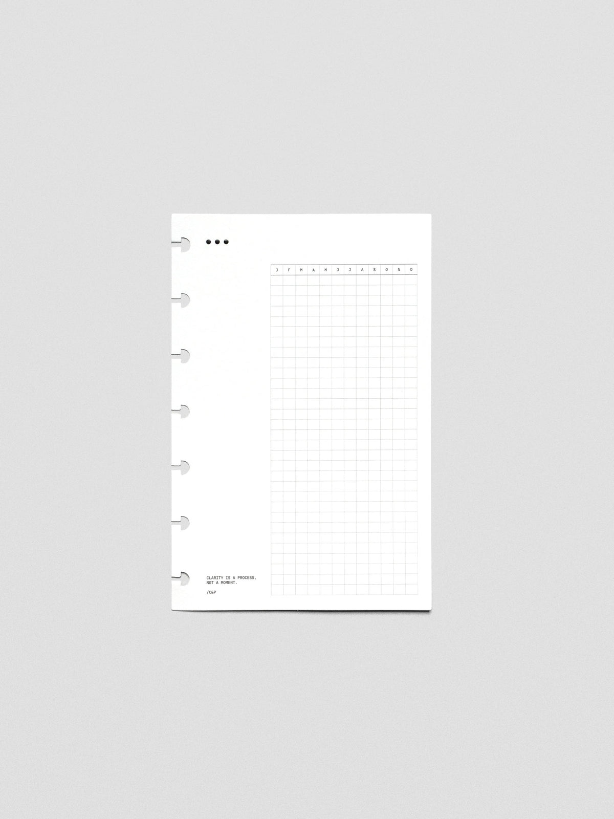 Mindful Moments Planner Dashboard in HP Mini size.