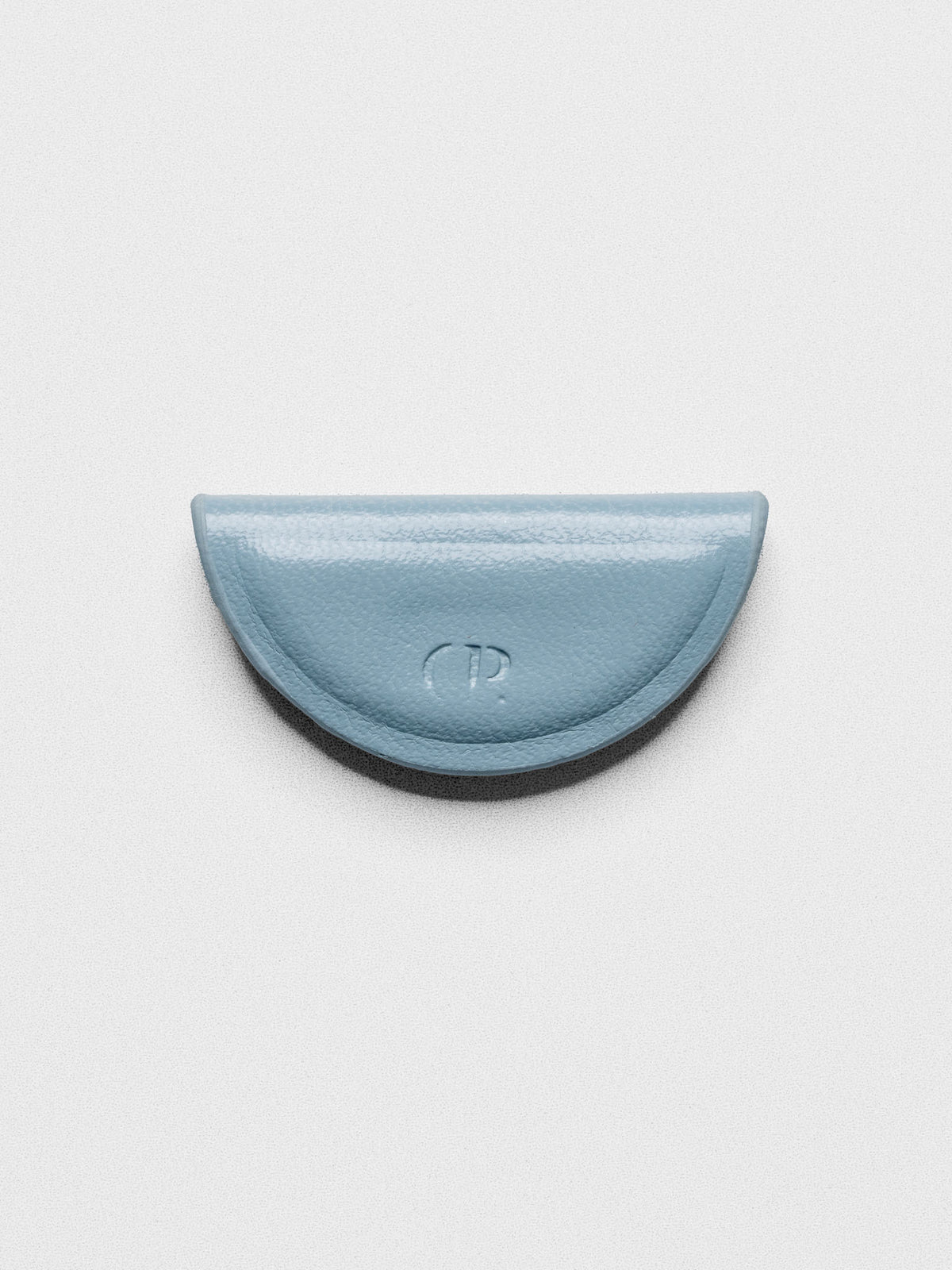 Mini Magnetic Bookmark in Smoked Salt; a light blue color.