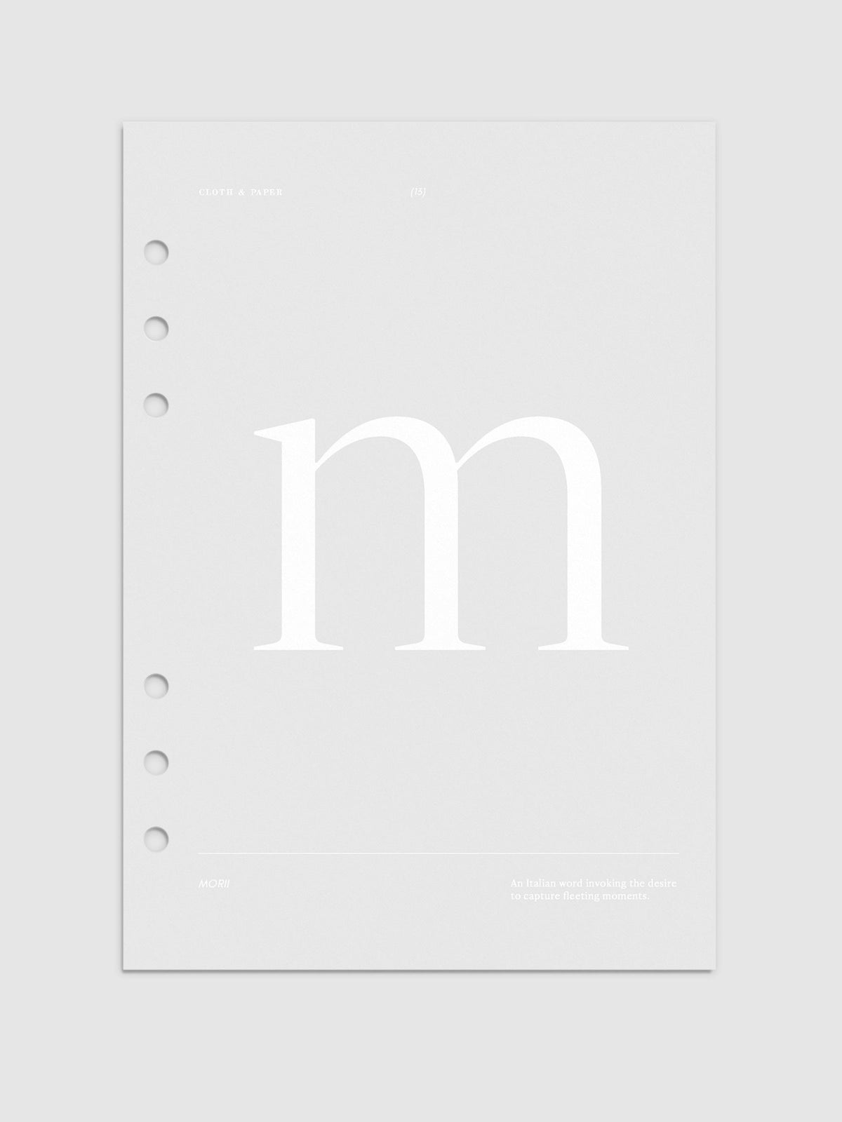 Monogram Vellum Planner Dashboard M in A5 displayed on a neutral background.
