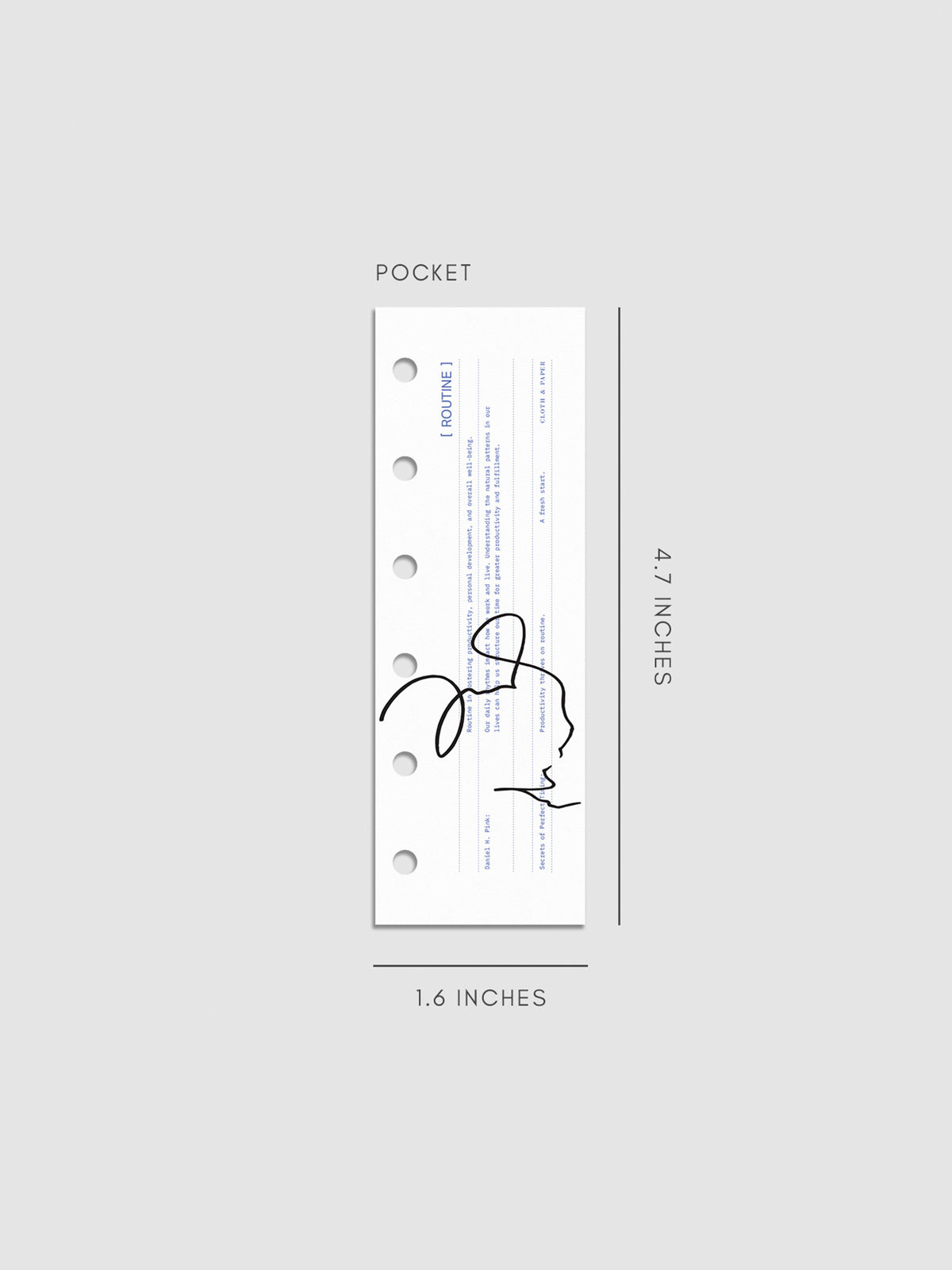 Digital mockup of dashboard displayed on a neutral background. Size shown is Pocket.