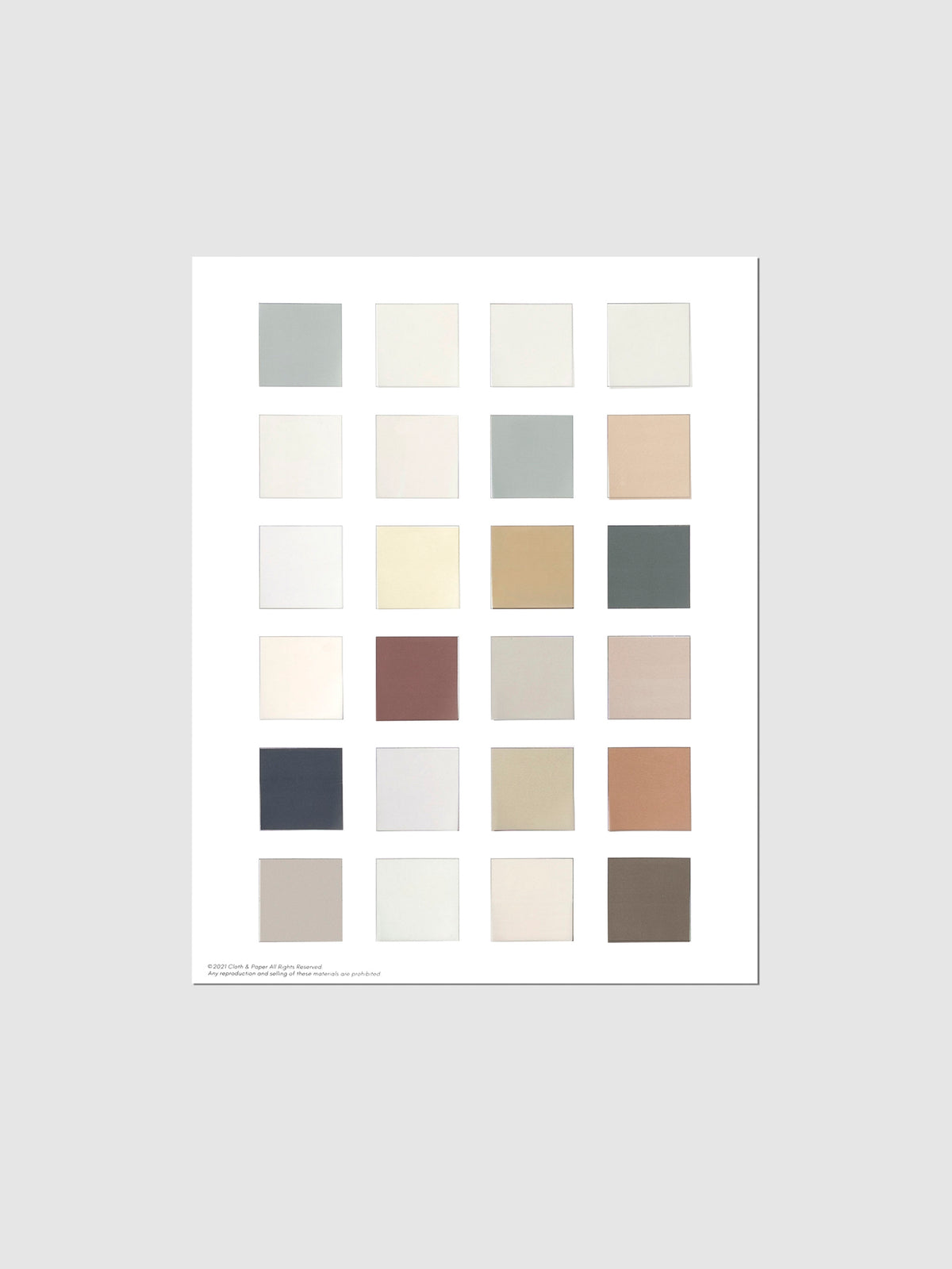 Square Page Flag Printable | Essentials page displayed on a neutral background.