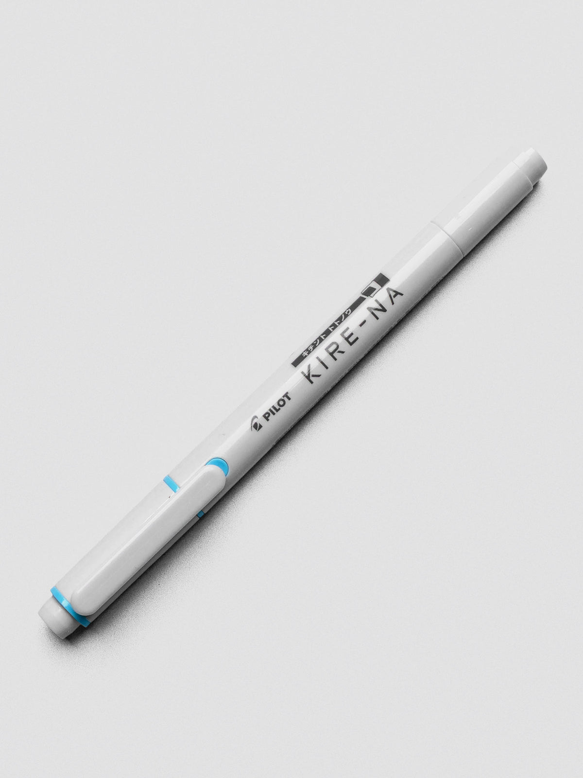 Pilot Kire-Na highlighter in Blue, angled product shot.