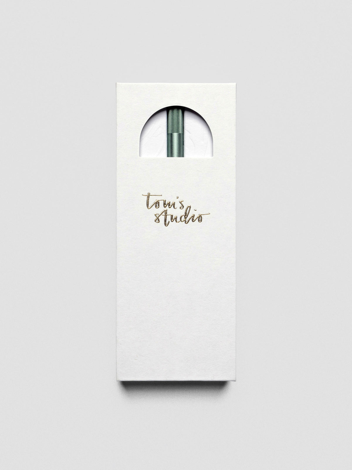 Sage Green Lumos Pro Duo Tip Pen Lumos Pro Single Tip Pen, shown in packaging.