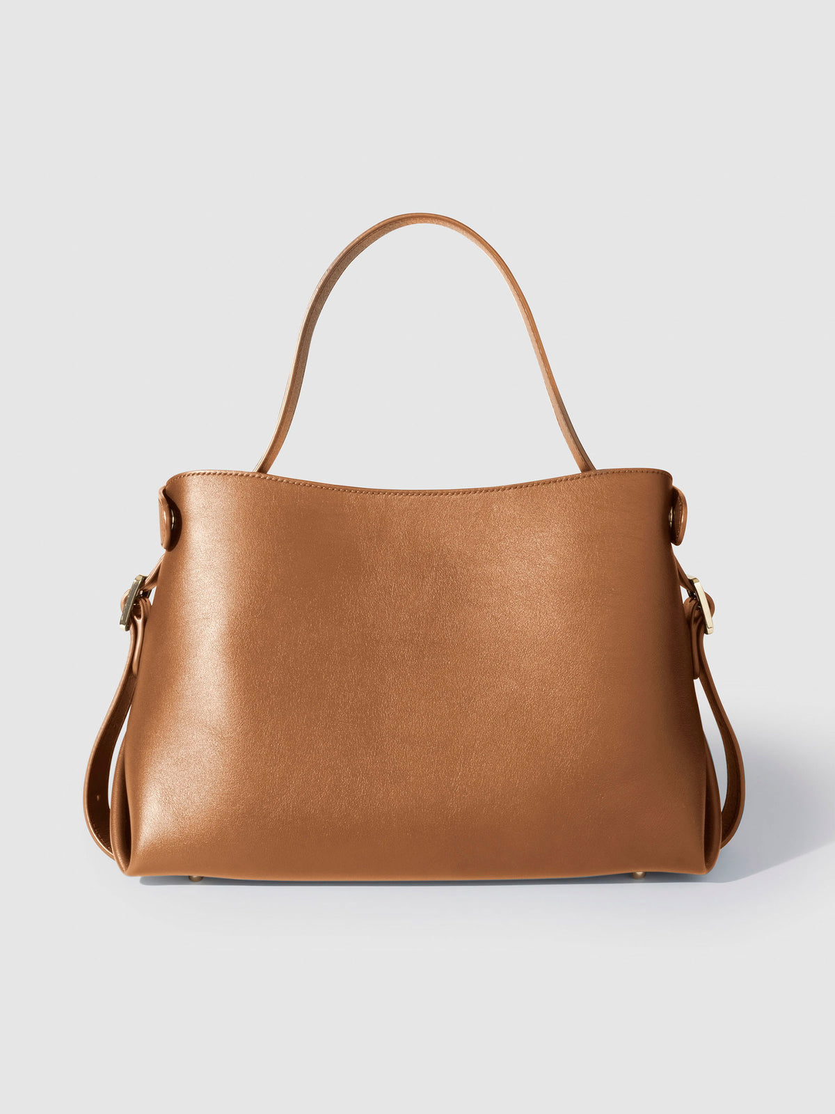 Leather bag displayed on a neutral background. Color shown is Alhambra.