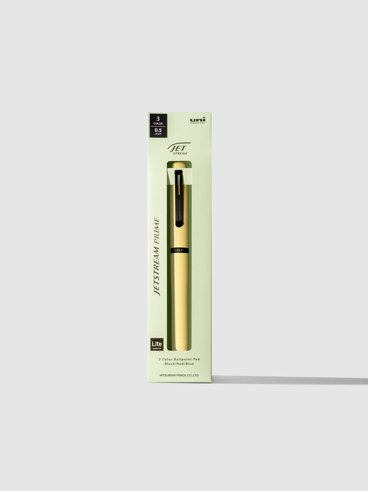 Pen shown in its packaging on a neutral background. Color shown is Citron Yellow.