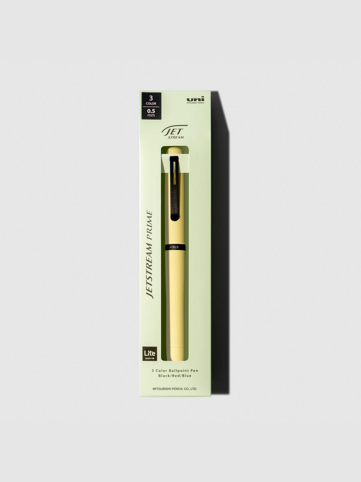 Pen shown in its packaging on a neutral background. Color shown is Citron Yellow.