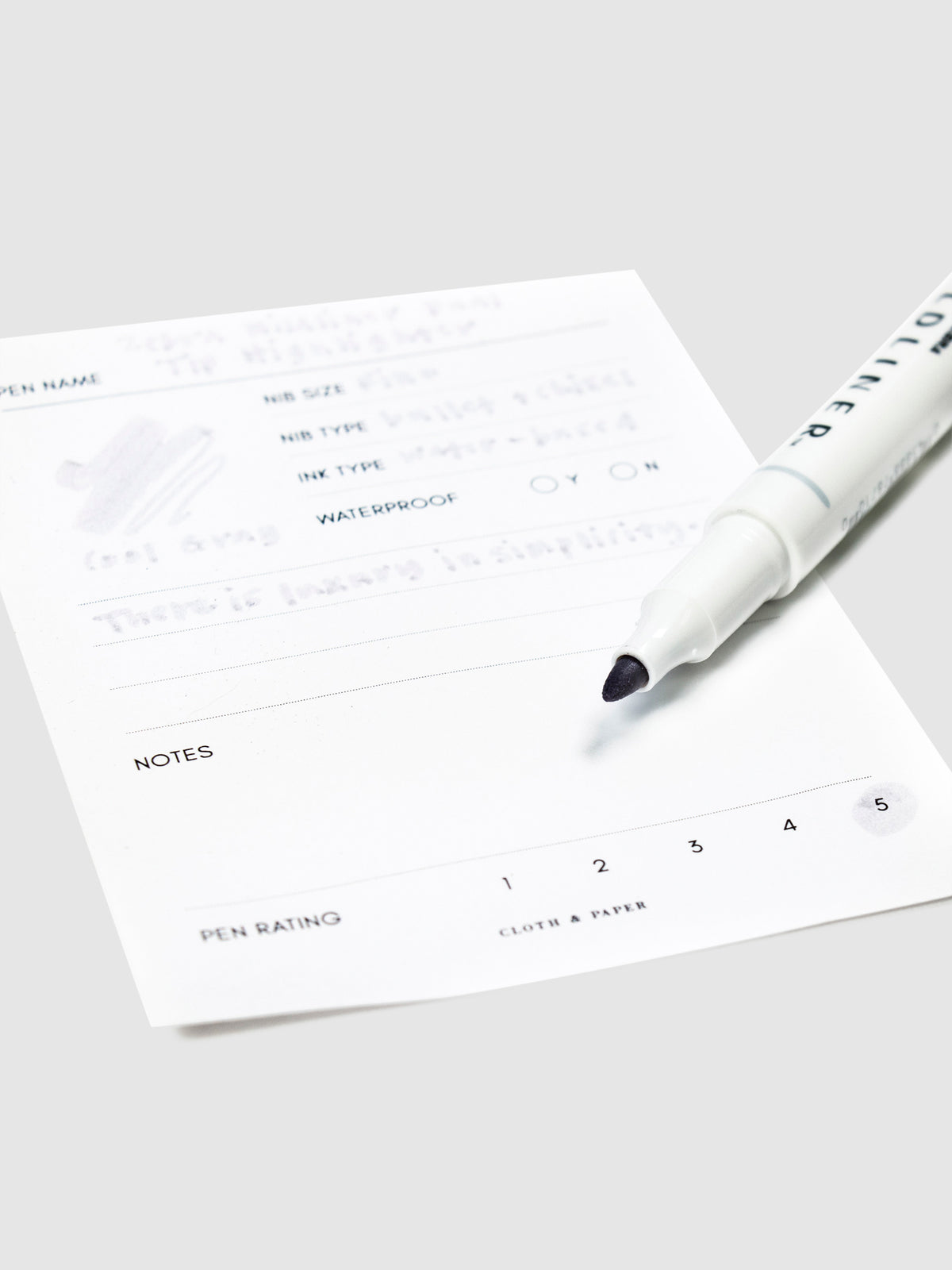 Cool Gray Zebra Mildliner Dual Tip Highlighter