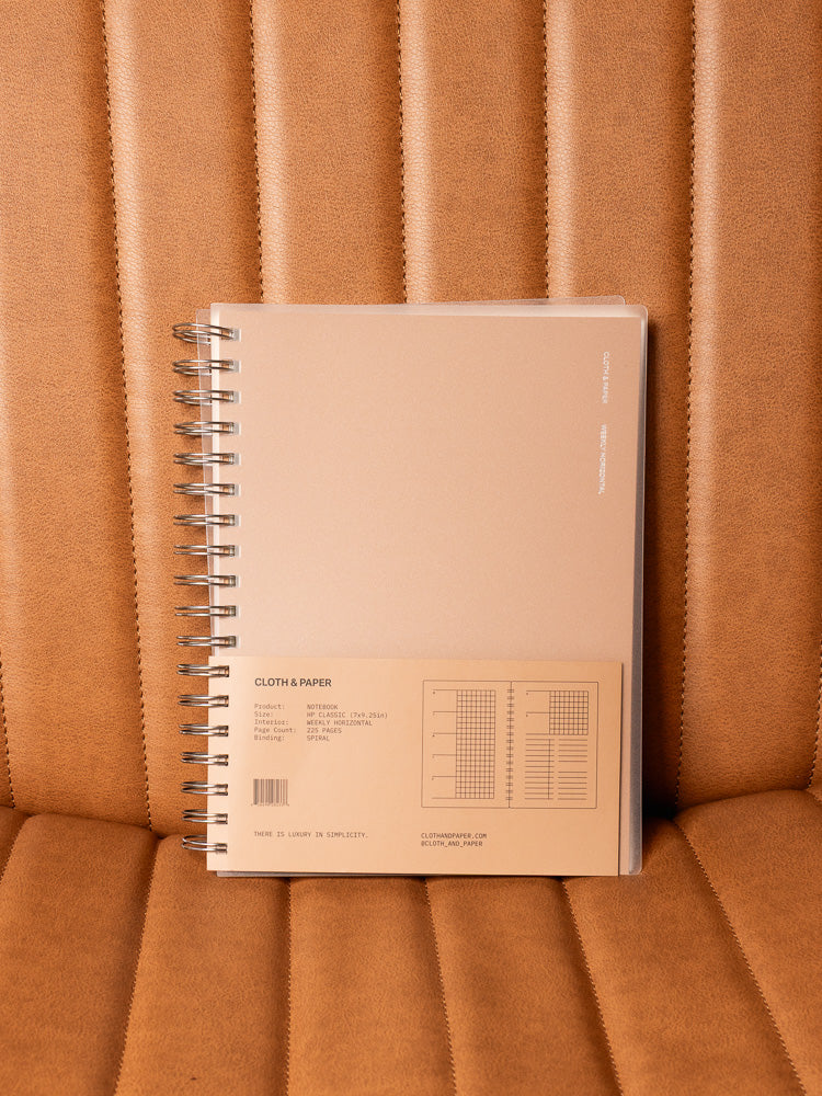 HP Classic Spiral Notebooks | Cloth & Paper