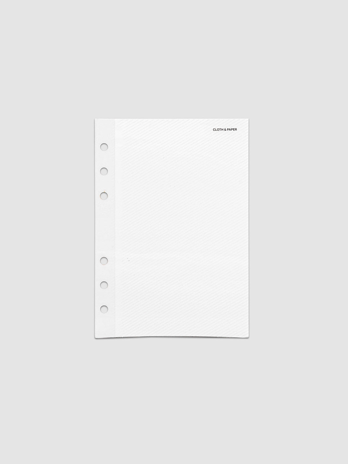 Folded Collage Planner Dashboard, Personal Wide 6-Ring Punch, front view of the closed dashboard alone