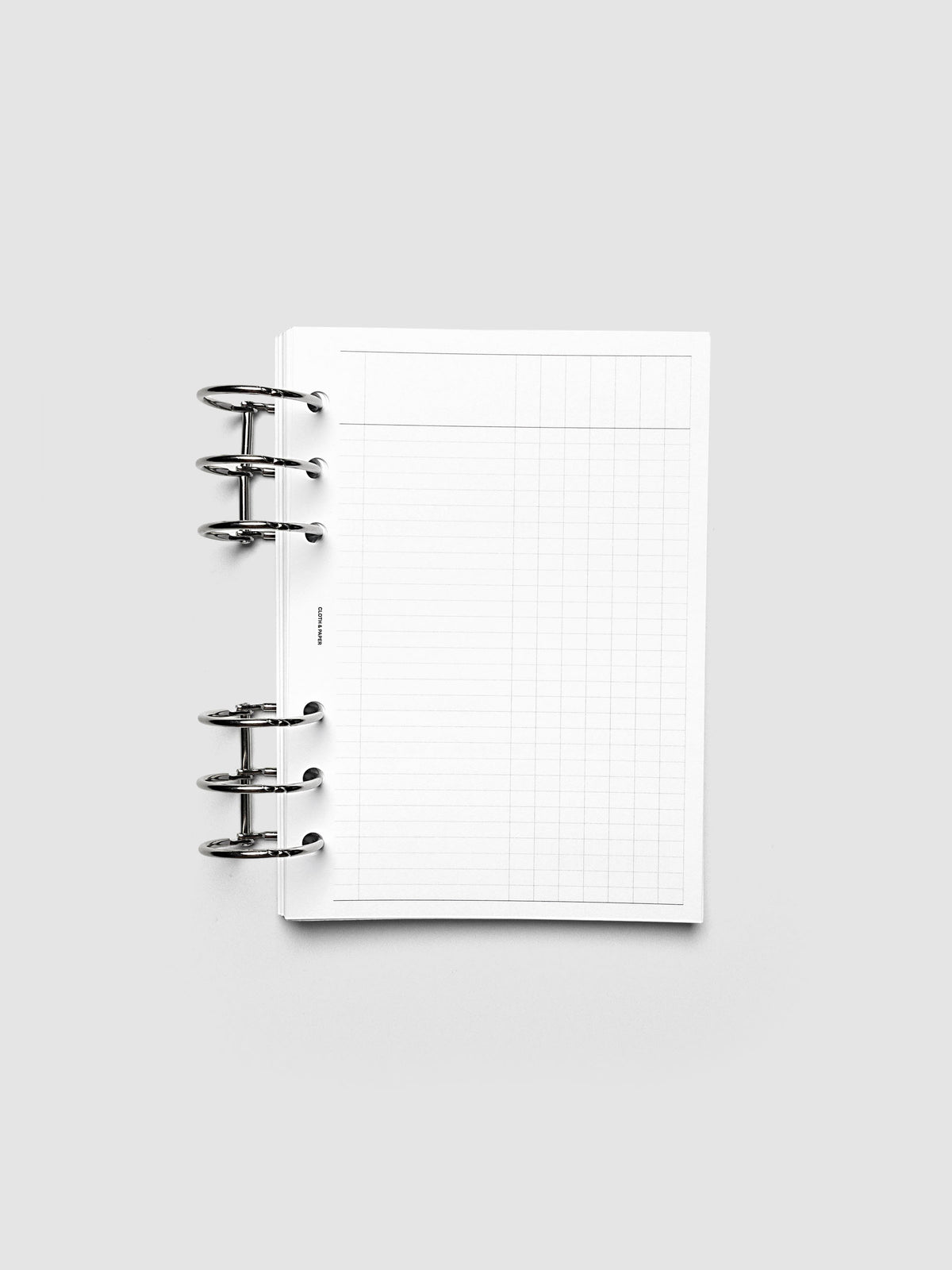 Inbox Sorting Planner Inserts shown pre-punched for 6-Ring Personal Wide planners.