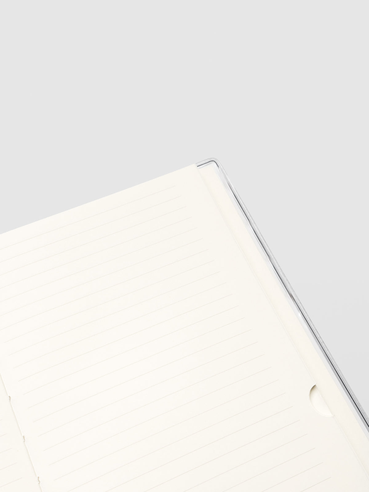 Personal Record Notebook Set, A5 Slim, close-up detail of blank lined pages