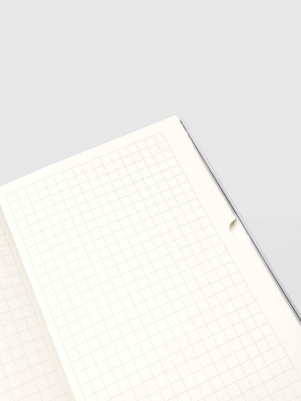 Personal Record Notebook Set, A5 Slim, close-up detail of blank graph pages
