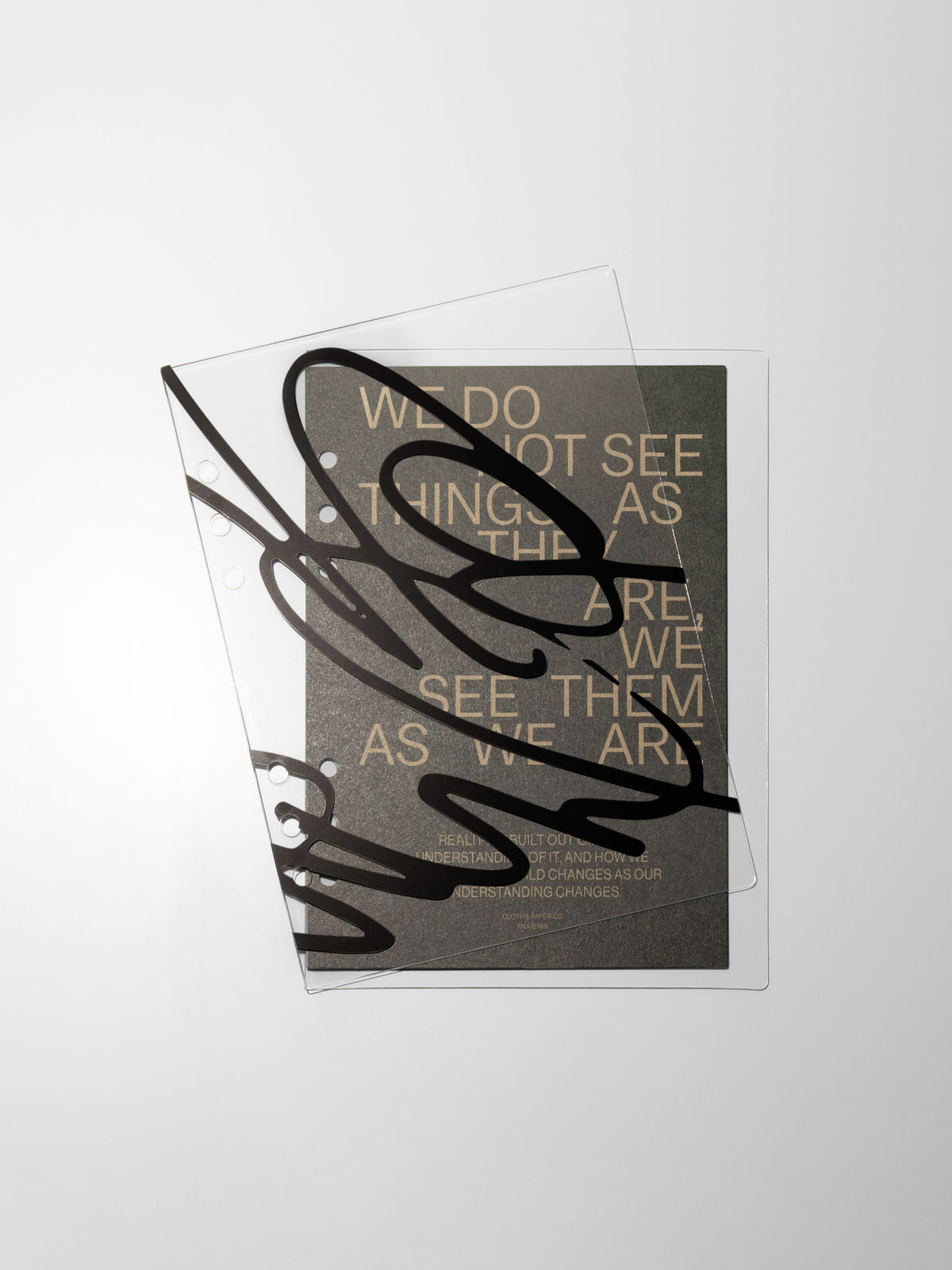 As We Are Cover + Dashboard Set in size A5 with layers shown offset.