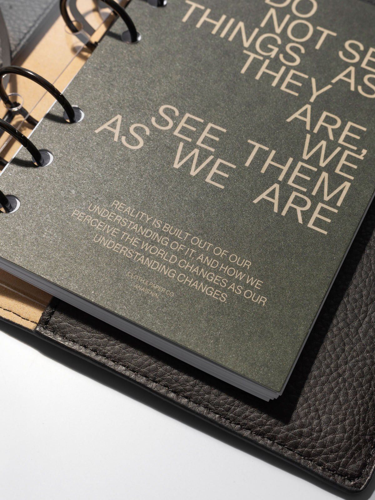 As We Are Cover + Dashboard Set in size A6 showing the dashboard close up.