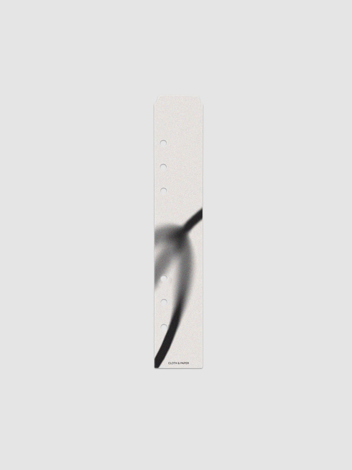 Narrow Page Marker Set in Punched Holes, Blurred Line and Avant Garde, A5 6-Ring Punch, single Blurred Line marker