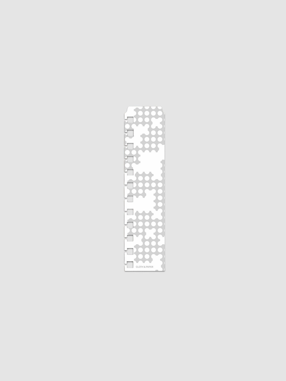 Narrow Page Marker Set in Punched Holes, Blurred Line and Avant Garde, CP Petite Spiral, single Blurred Line marker