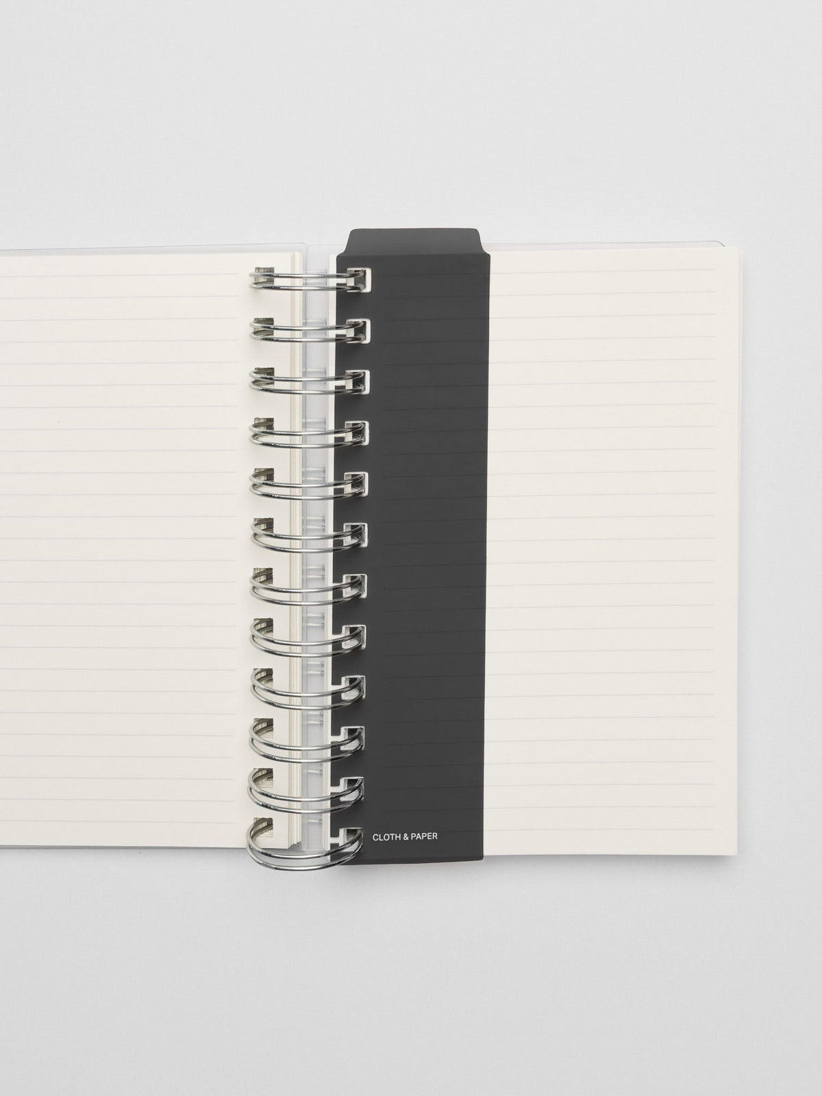 Narrow Page Marker Set in Punched Holes, Blurred Line and Avant Garde, CP Petite Spiral