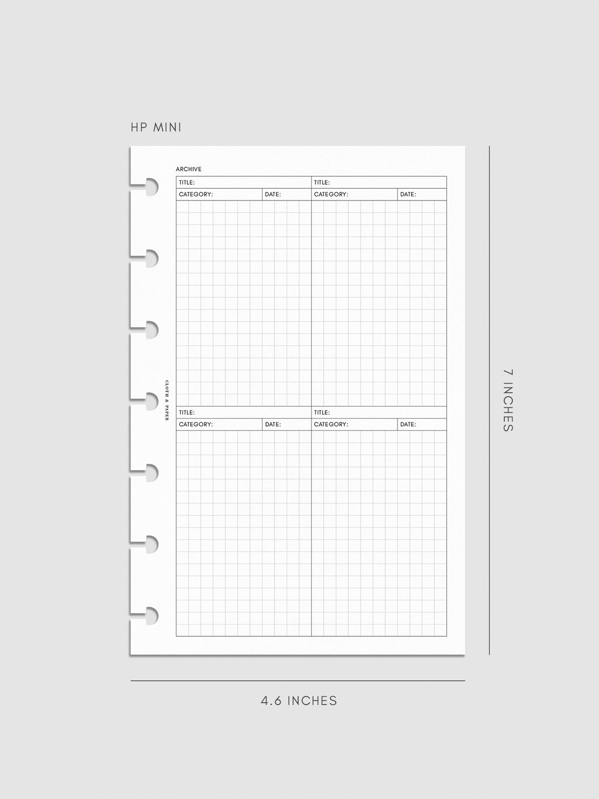 Digital mockup of insert in HP Mini.